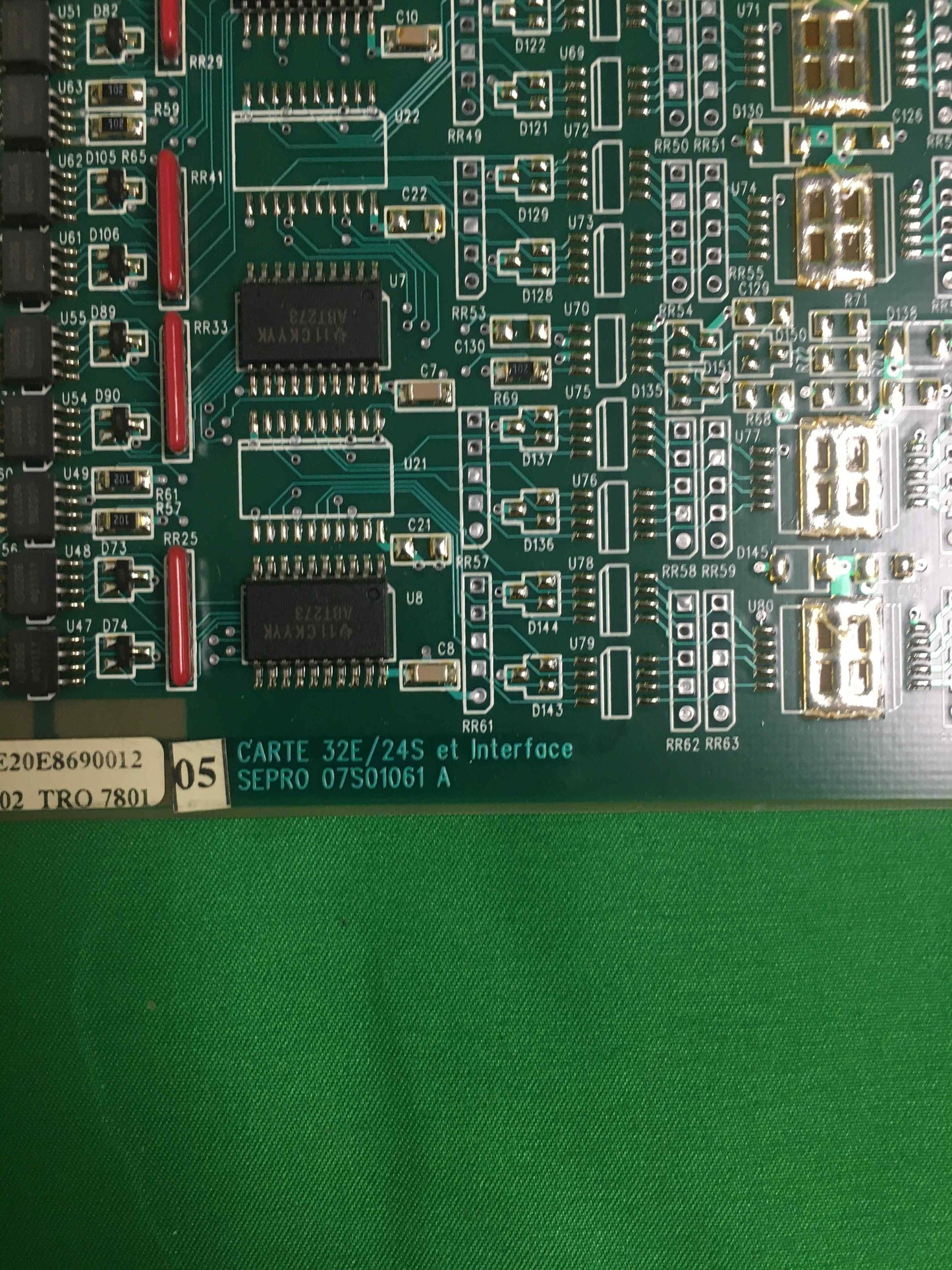 SEPRO 07S01061 A 07S01061A CARTES 32E/24S et interface