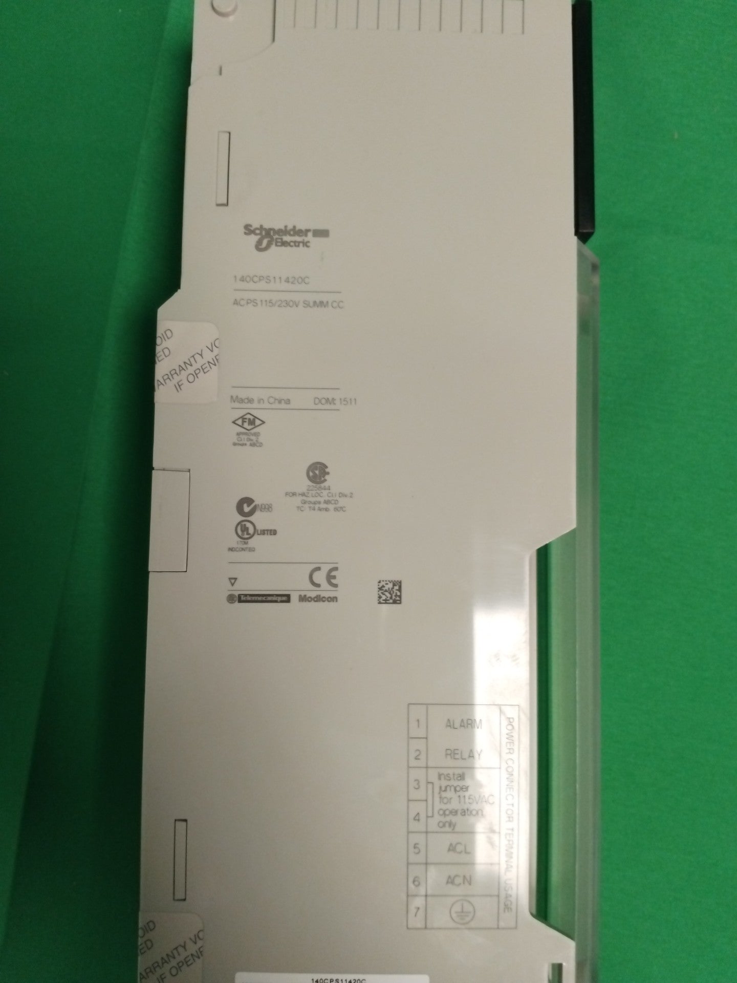 Schneider-Electric 140CPS11420C 140CPS11420C Defective
