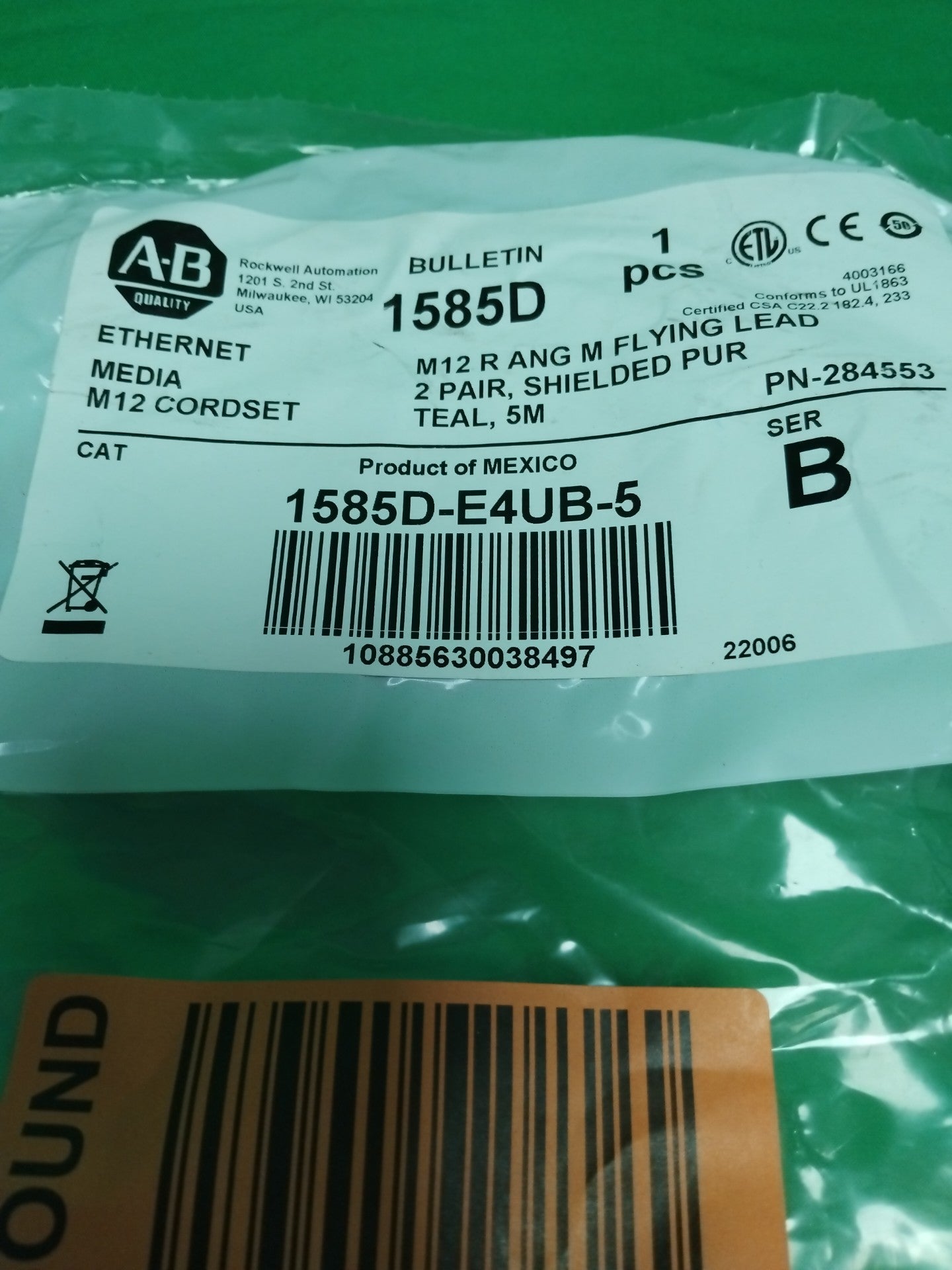 Allen Bradley 1585D-E4UB-5 1585DE4UB5