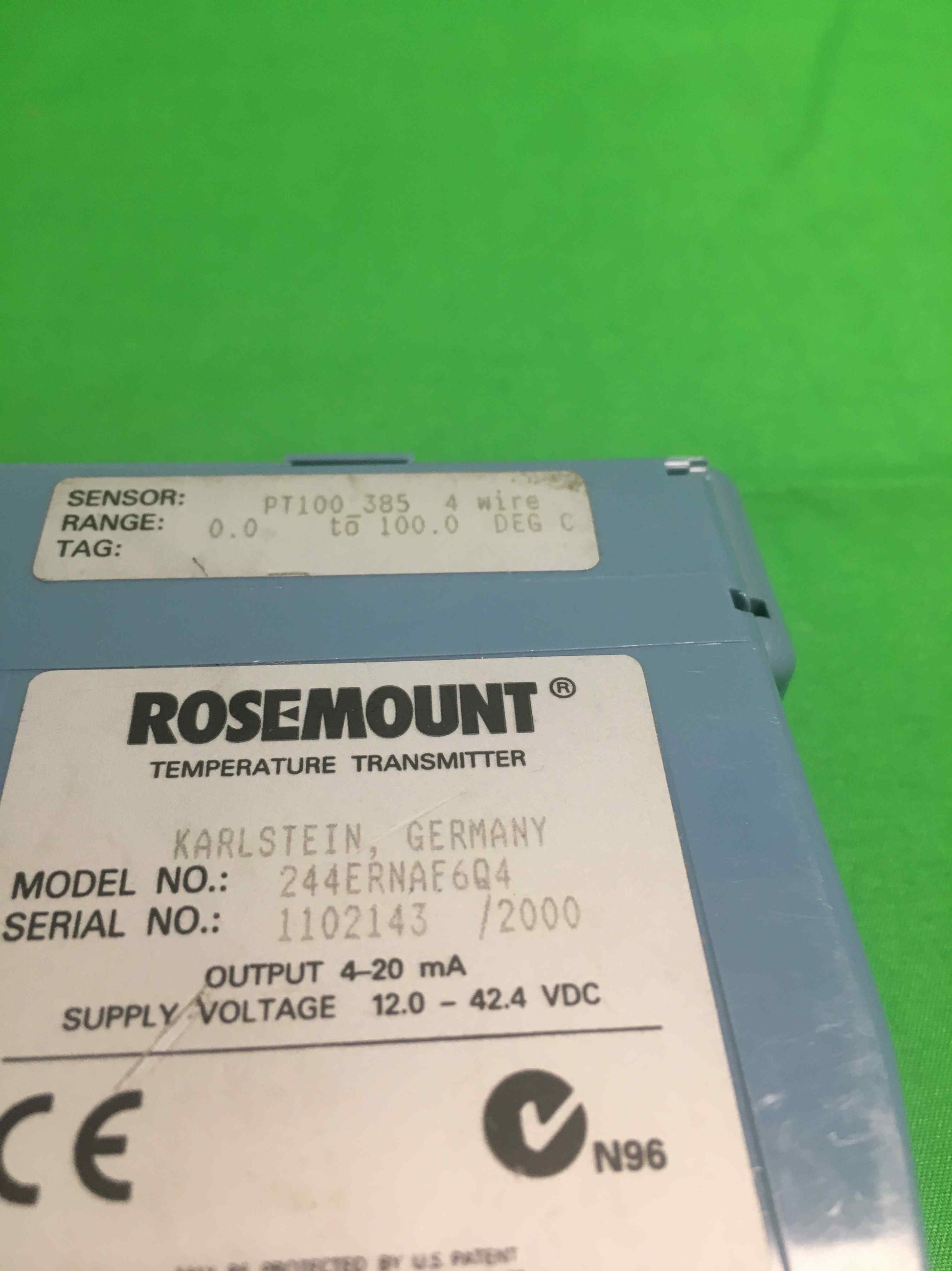 ROSEMOUNT-244ERNAE6Q4/244ERNAE6Q4