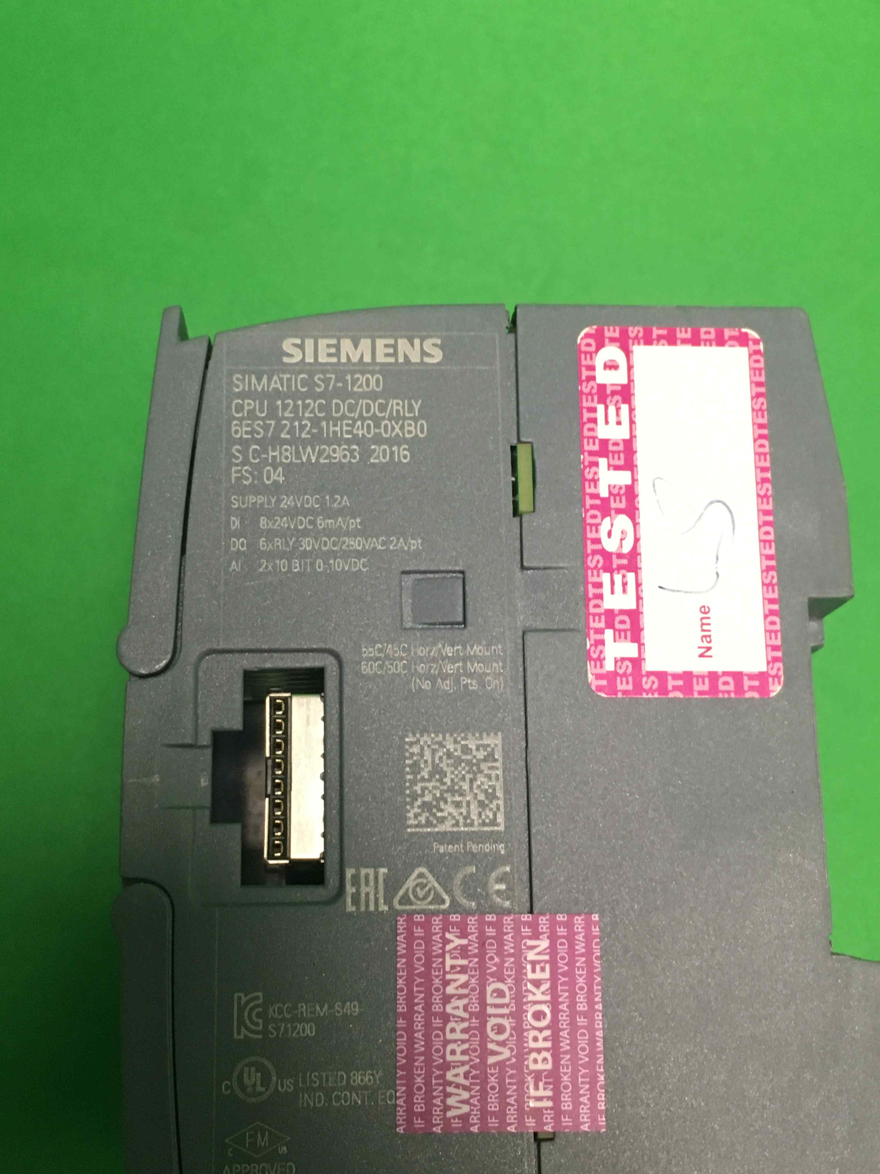 M-Siemens-6ES7 212-1HE40-0XB0/6ES72121HE400XB0 – Spareplace