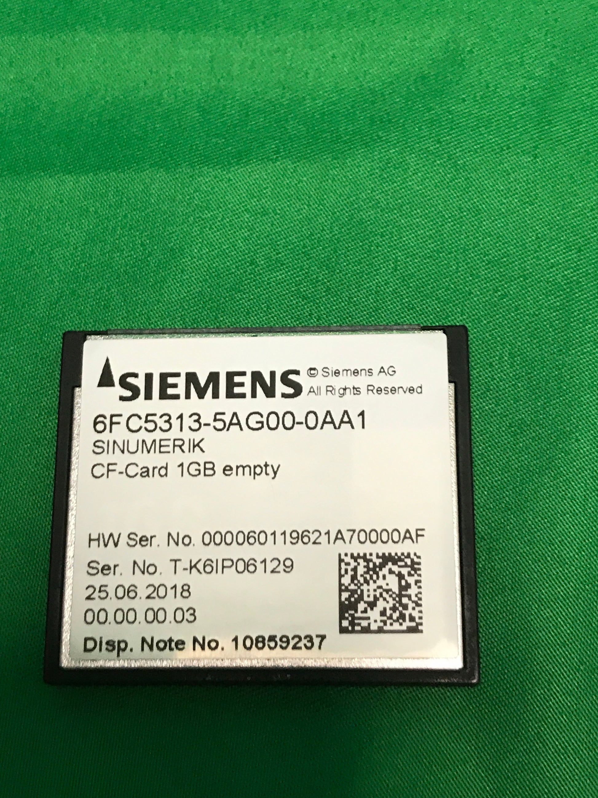 Siemens 6FC5313-5AG00-0AA1 6FC53135AG000AA1 BOX OF 5 UNITS