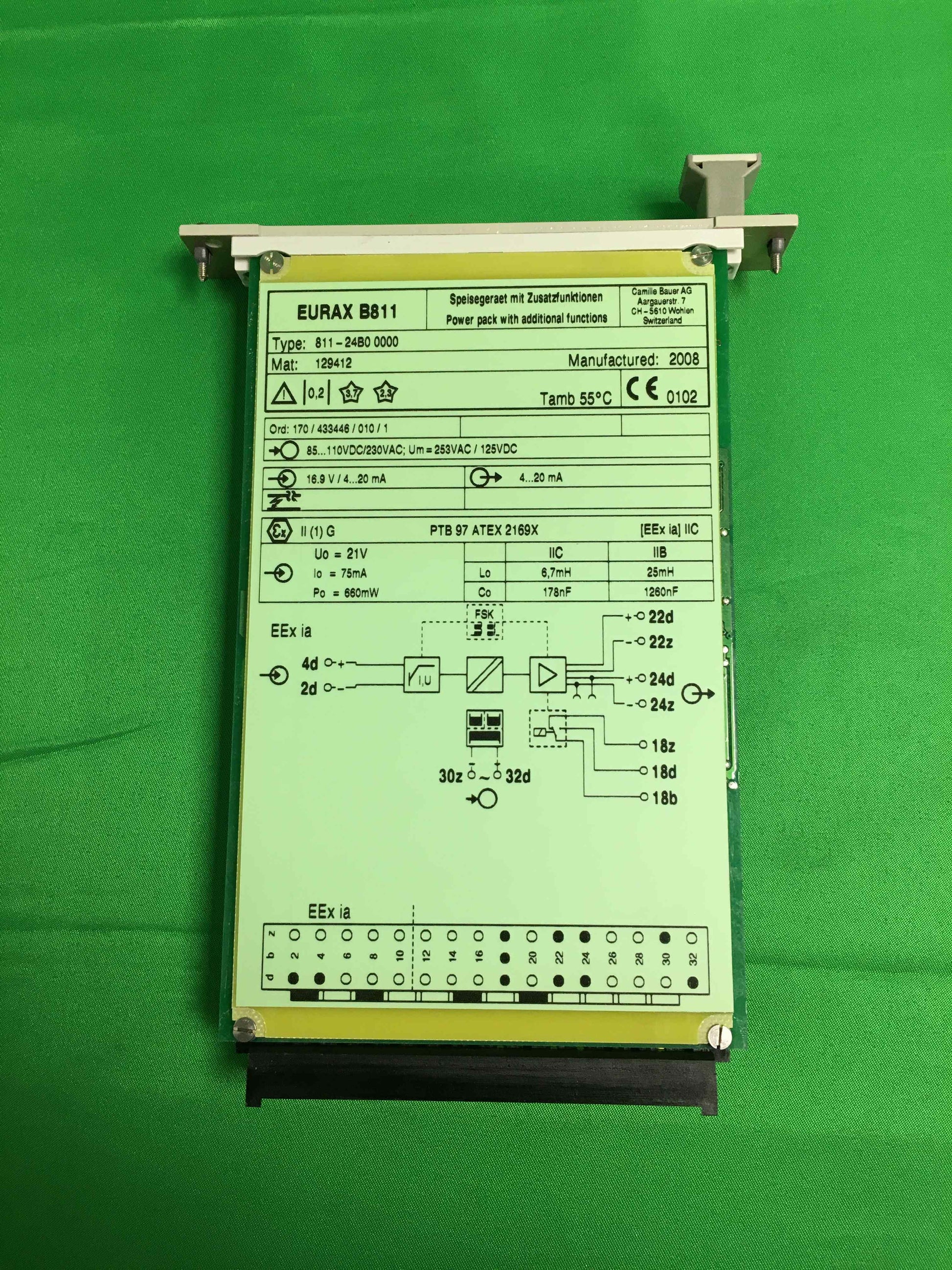 Eurax 811-24B0 0000 81124B00000 B811 WITHOUT ORIGINAL PACKAGING