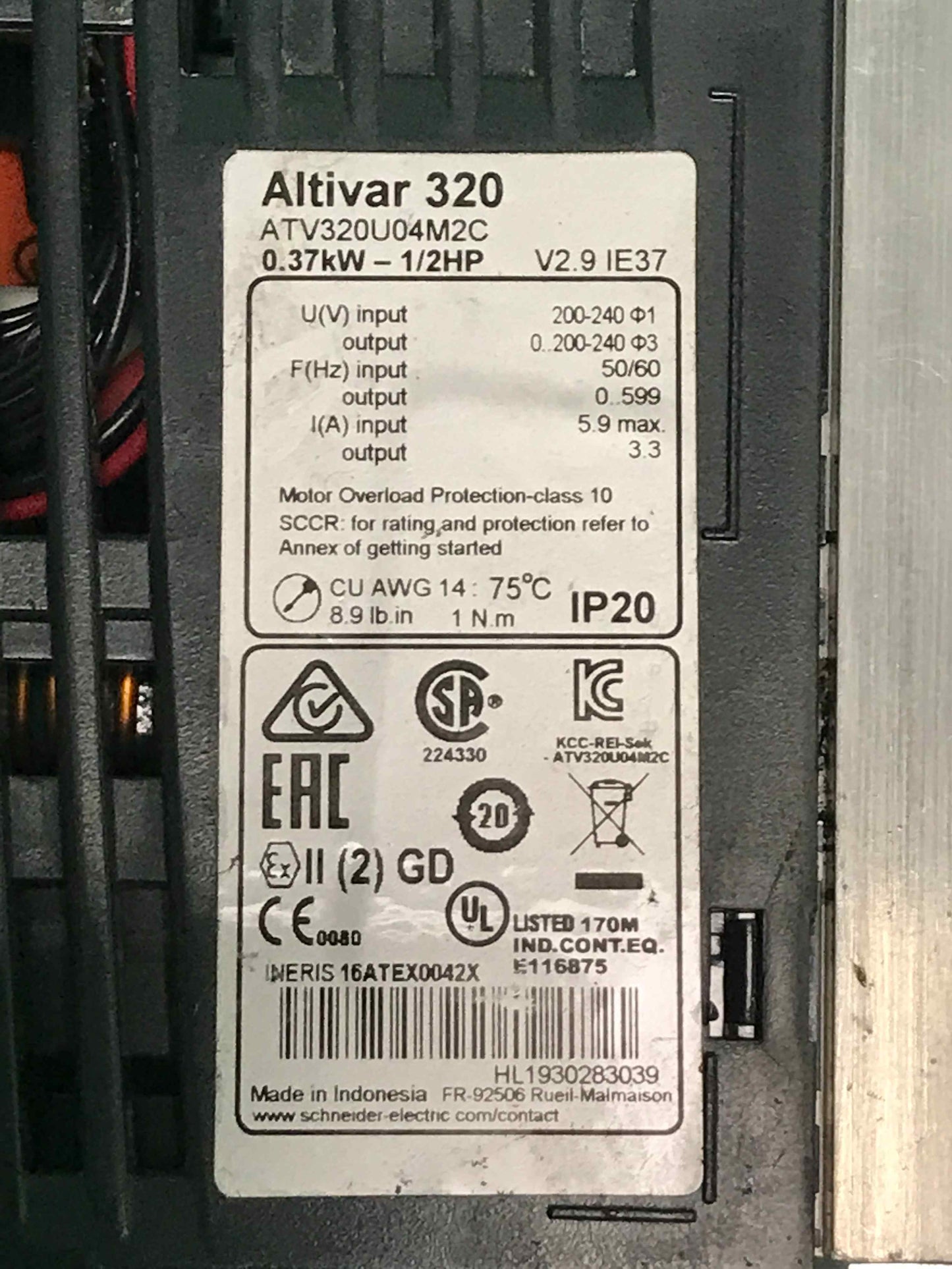 Schneider Electric-ATV320U04M2C/ATV320U04M2C