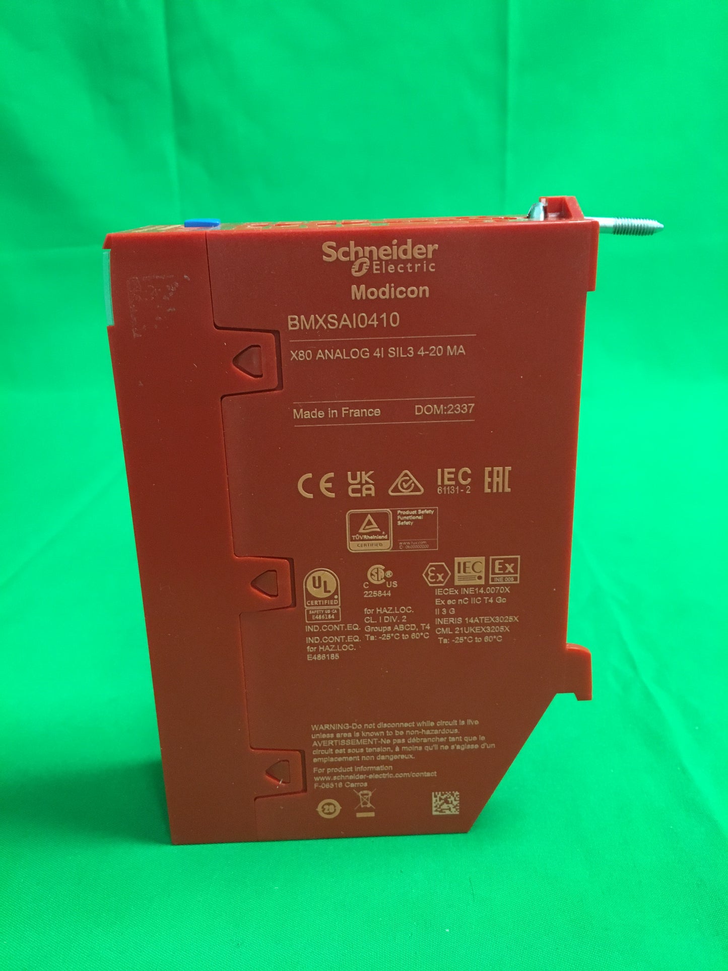 Schneider-Electric BMXSAI0410 BMXSAI0410 WITHOUT ORIGINAL PACKAGING