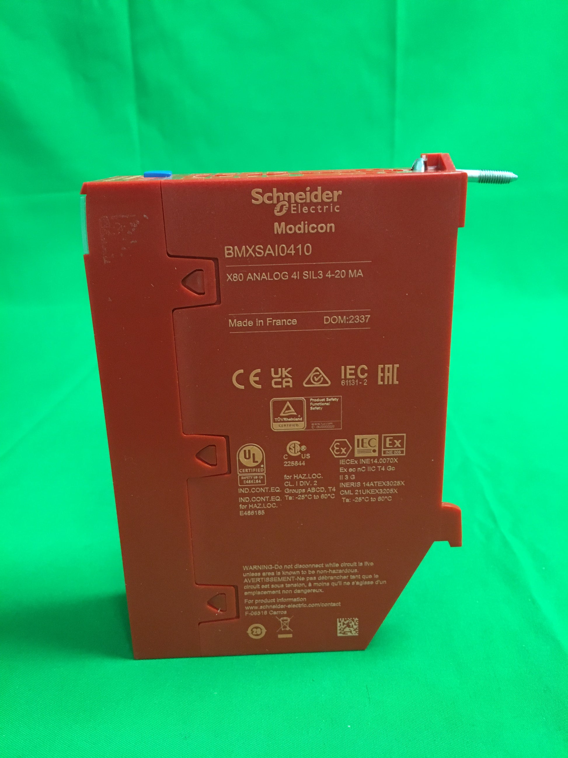 Schneider-Electric BMXSAI0410 BMXSAI0410 WITHOUT ORIGINAL PACKAGING