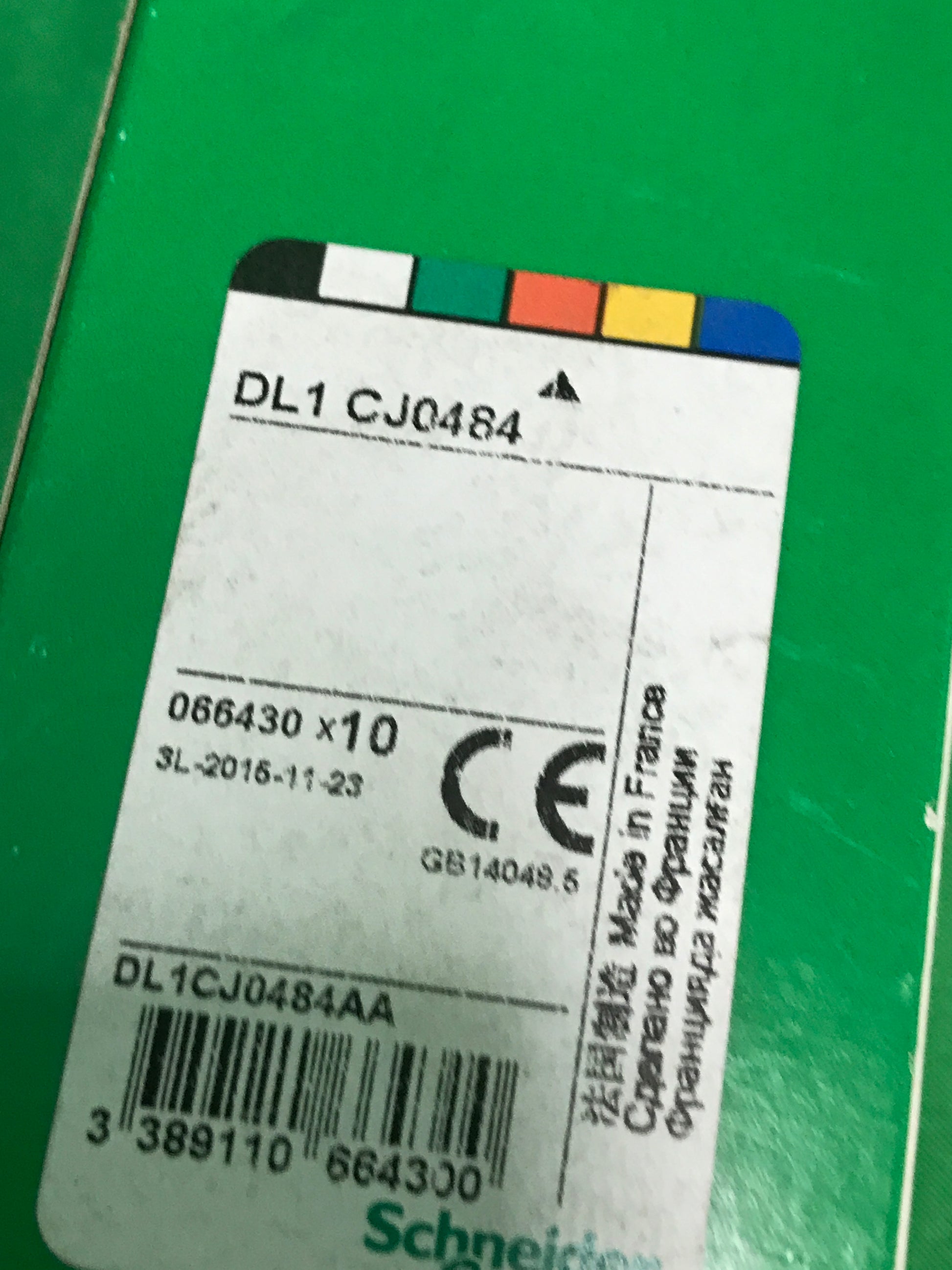 Schneider-Electric DL1 CJ0484 DL1CJ0484 BOX OF 10 UNITS