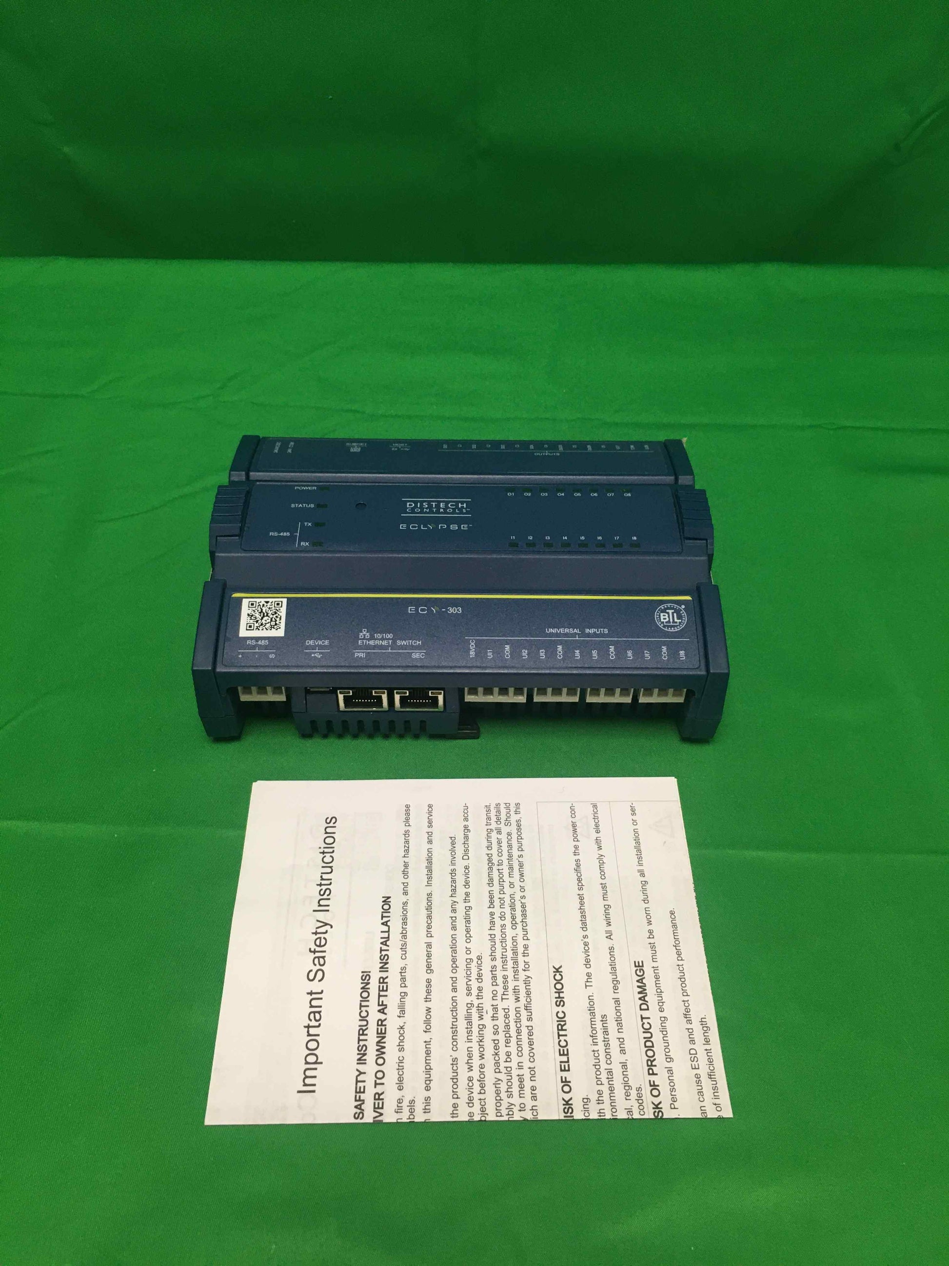 DISTECH CONTROLS ECY-303-01 ECY30301 OPEN BOX ECY-303-01 (SI)