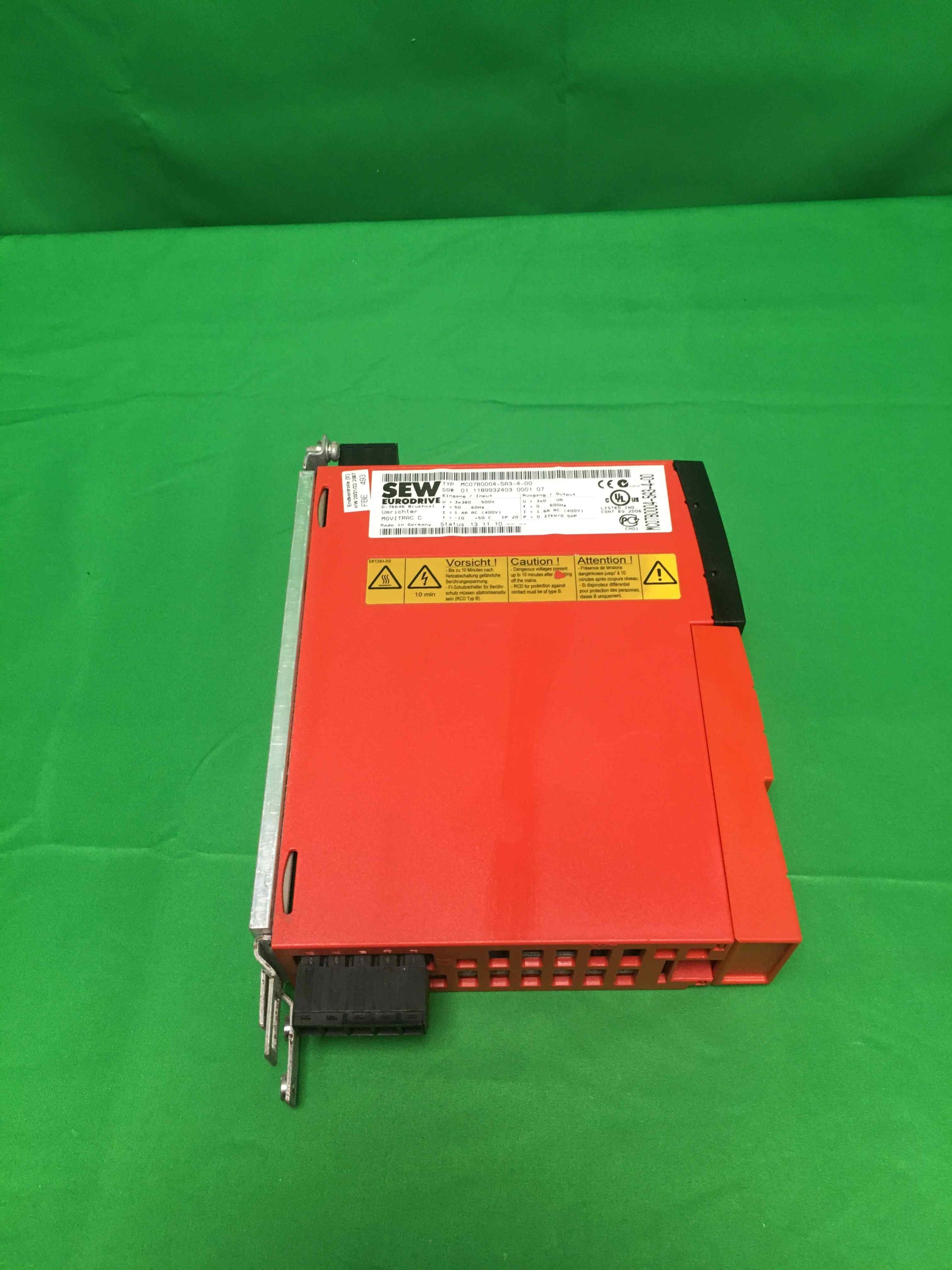 SEW EURODRIVE MC07B0004-5A3-4-00 MC07B00045A3400