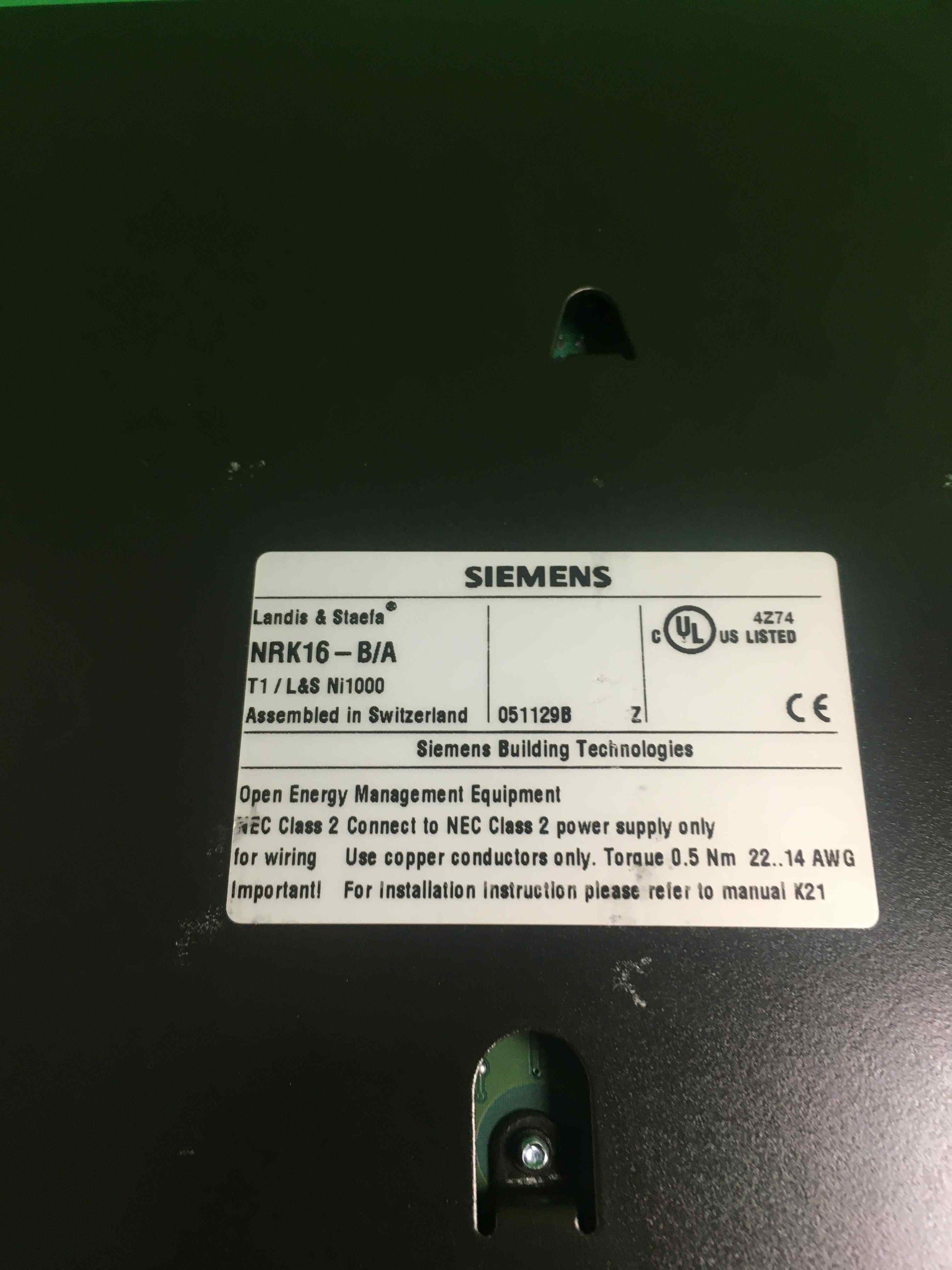 Siemens NRK16-B A NRK16BA NRK16-B/A