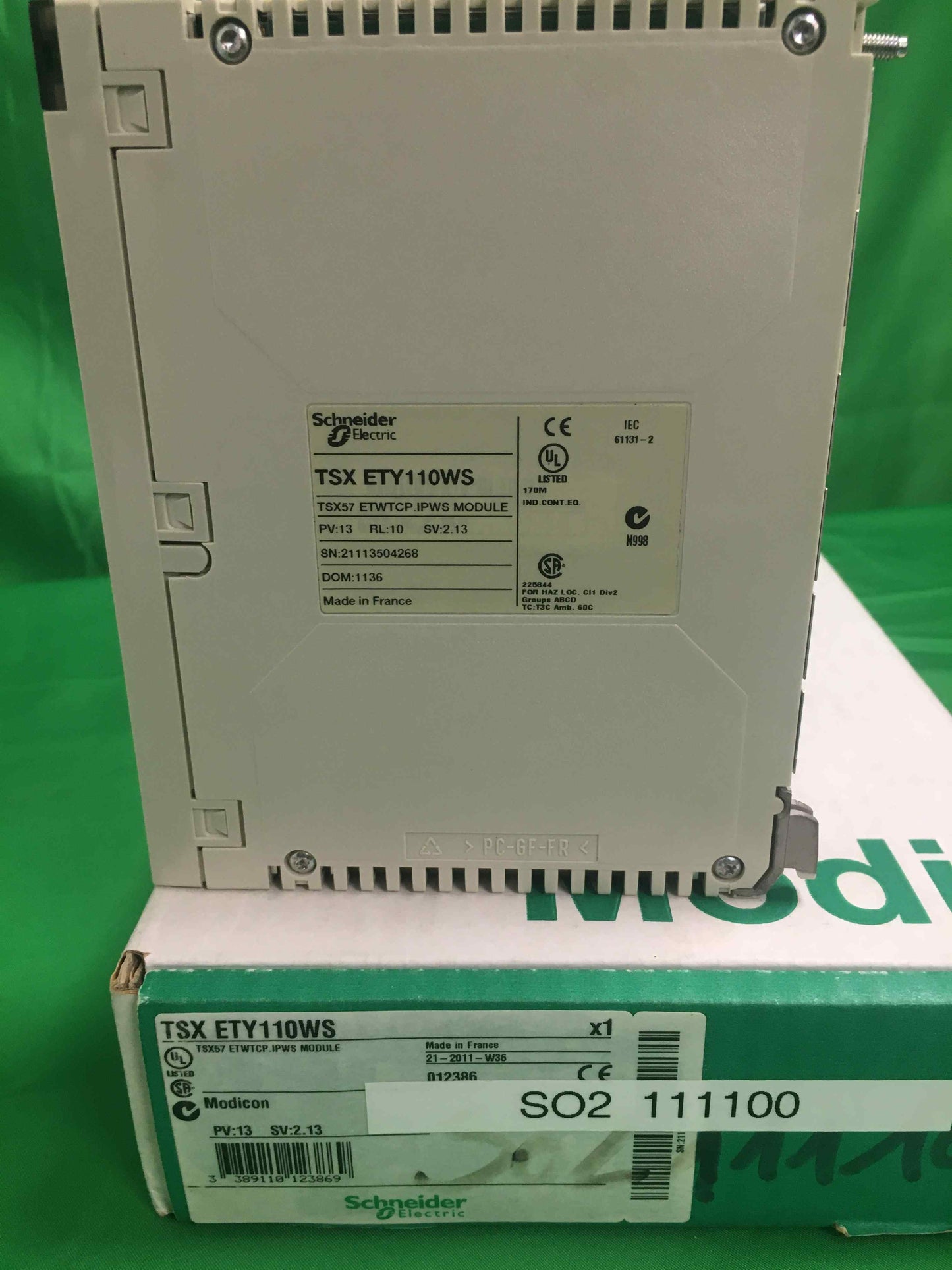 Schneider-Electric TSXETY110WS TSXETY110WS WITHOUT ORIGINAL PACKAGING