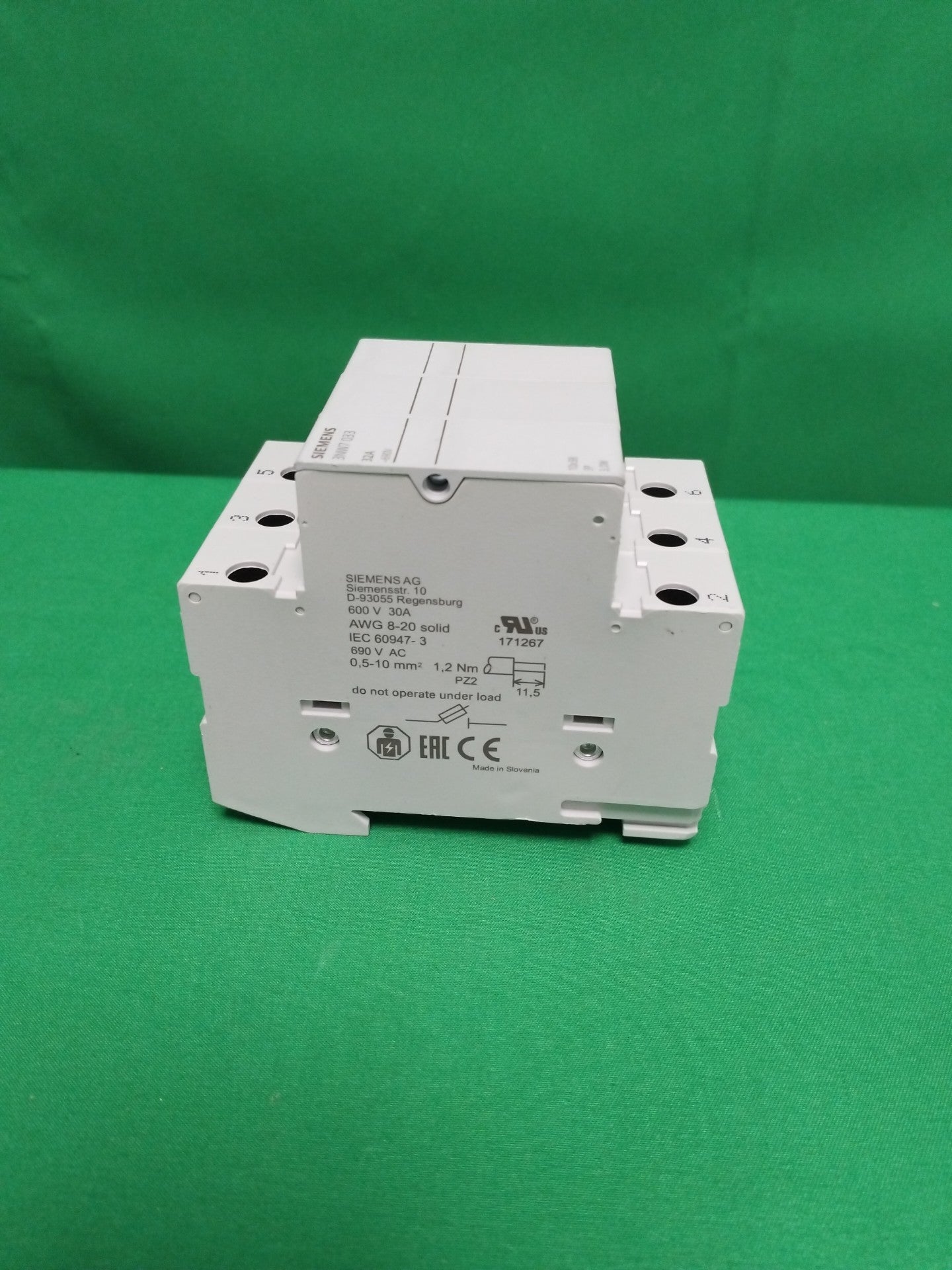 SIEMENS 3NW7 033 3NW7033 WITHOUT ORIGINAL BOX PORTE FUSIBLE