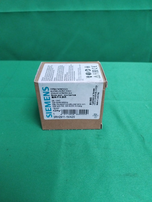 SIEMENS 3RH2911-1MA20 3RH29111MA20 AUXILIARY SWITCH BLOCK