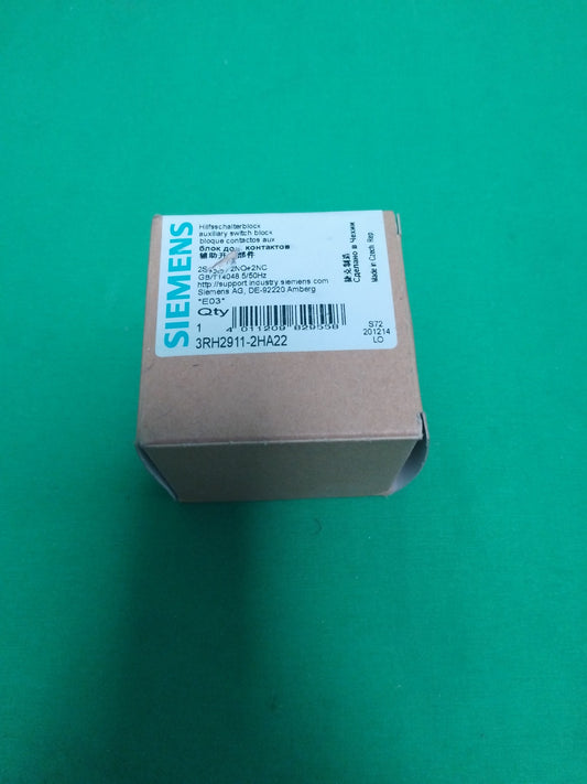 SIEMENS 3RH2911-2HA22 3RH29112HA22 AUXILIARY SWITCH BLOCK