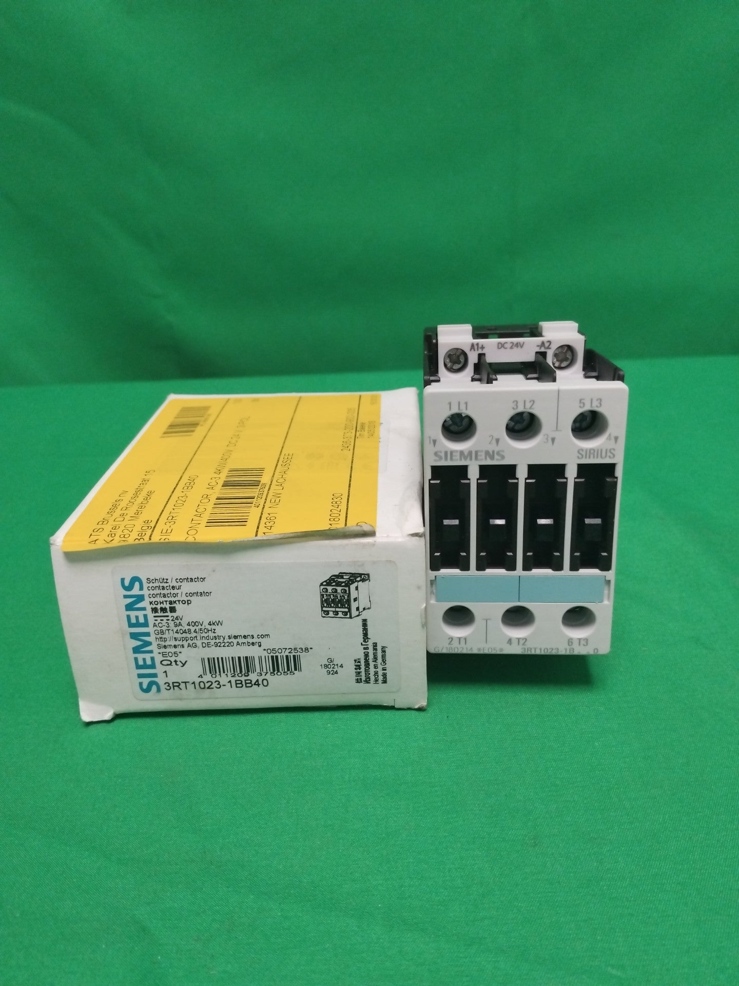 SIEMENS 3RT1023-1BB40 3RT10231BB40 CONTACTEUR
