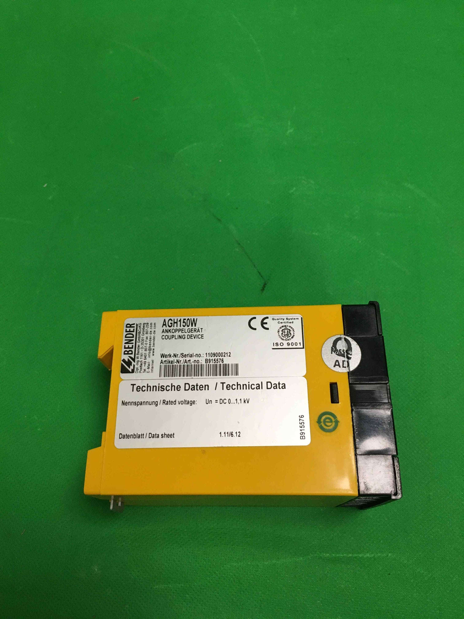 BENDER-AGH 150/AGH150