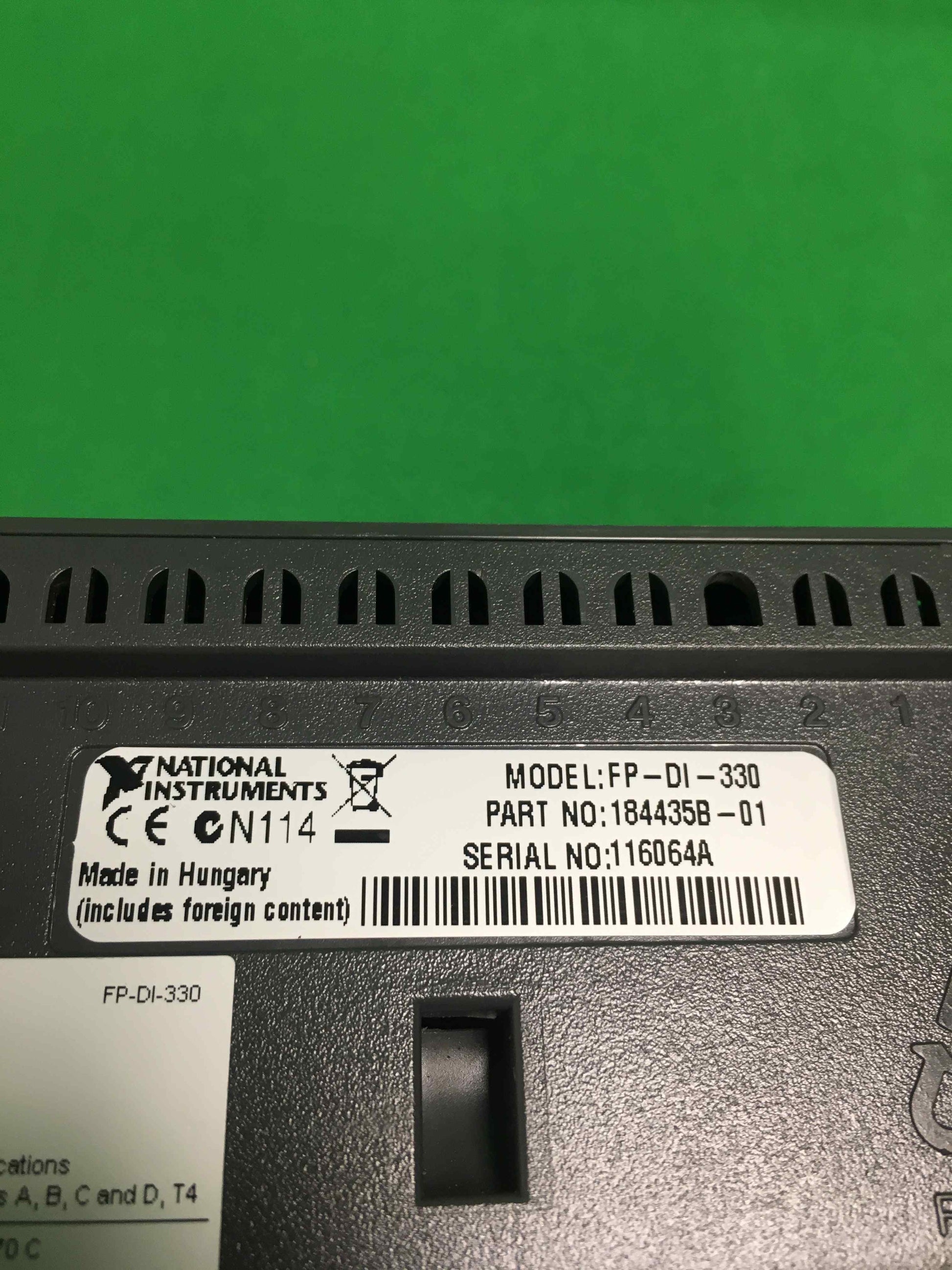 NATIONAL INSTRUMENTS-FP-DI-330/FPDI330
