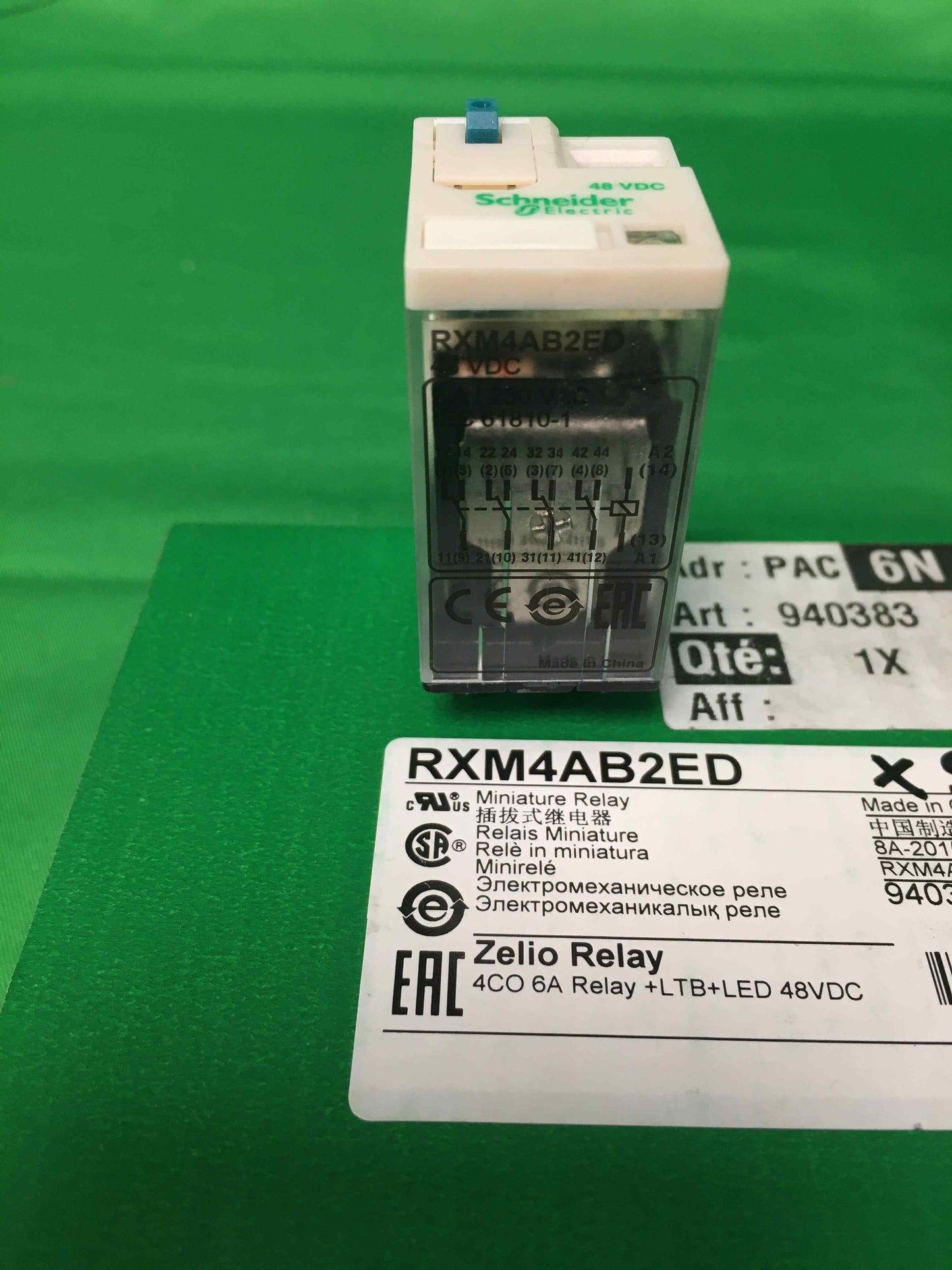 Schneider-Electric RXM4AB2ED RXM4AB2ED BOX OF 9 UNITS OPEN BOX