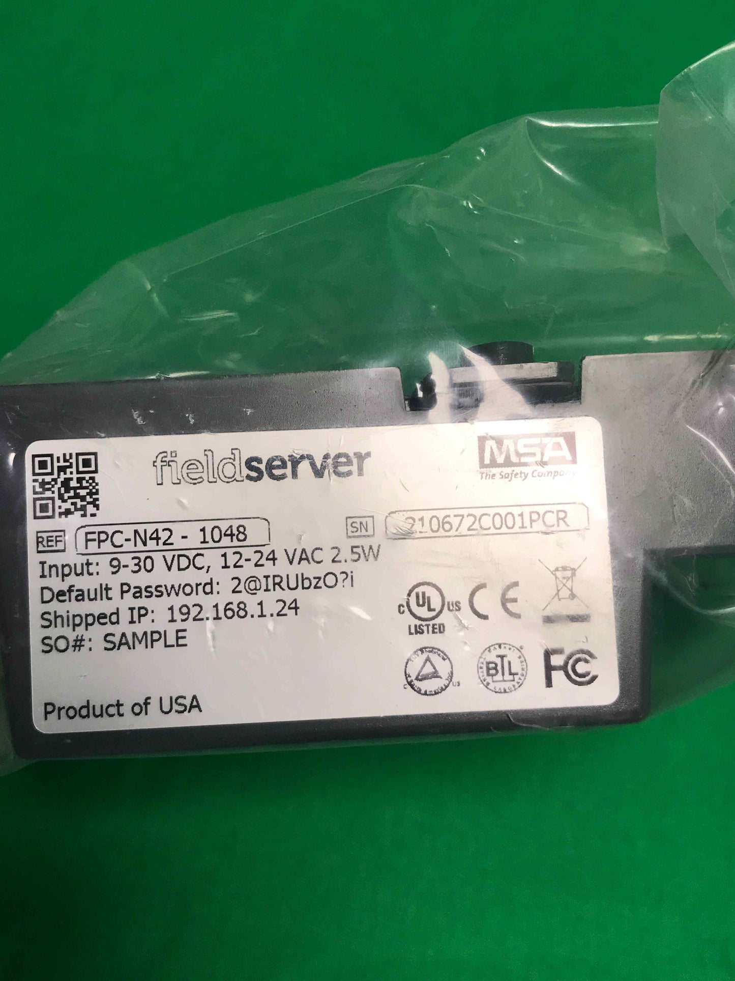 FIELDSERVER-FPC-N42-1048/FPCN421048