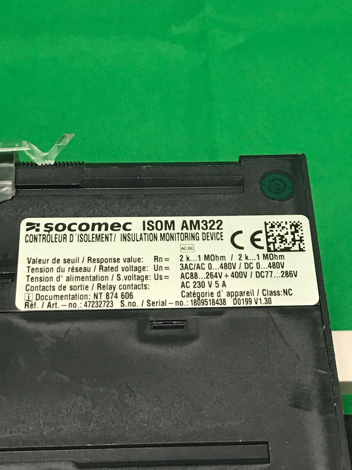 SOCOMEC-ISOM AM322/ISOMAM322