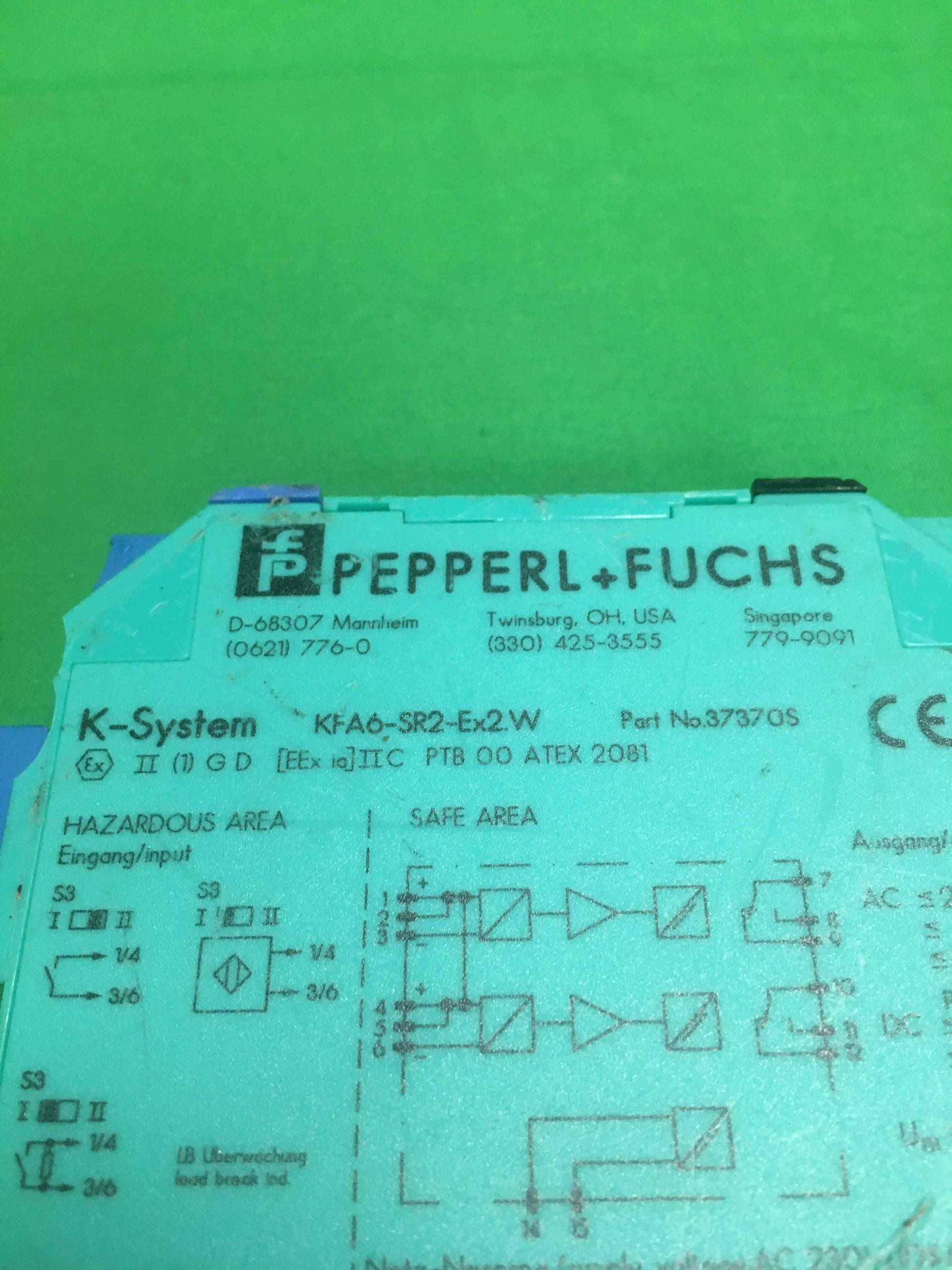 PEPPERL + FUCHS-KFA6-SR2-Ex2.W/KFA6SR2Ex2W