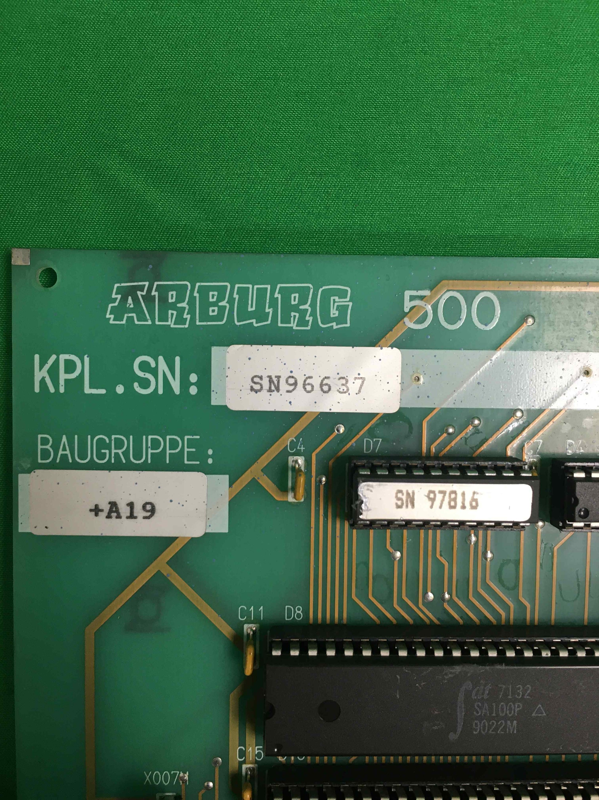 Arburg 500 500 SN: 96637