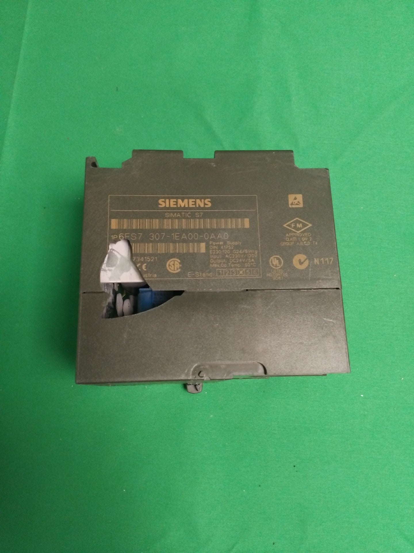 SIEMENS 6ES7 307-1EA00-0AA0 6ES73071EA000AA0 Defective
