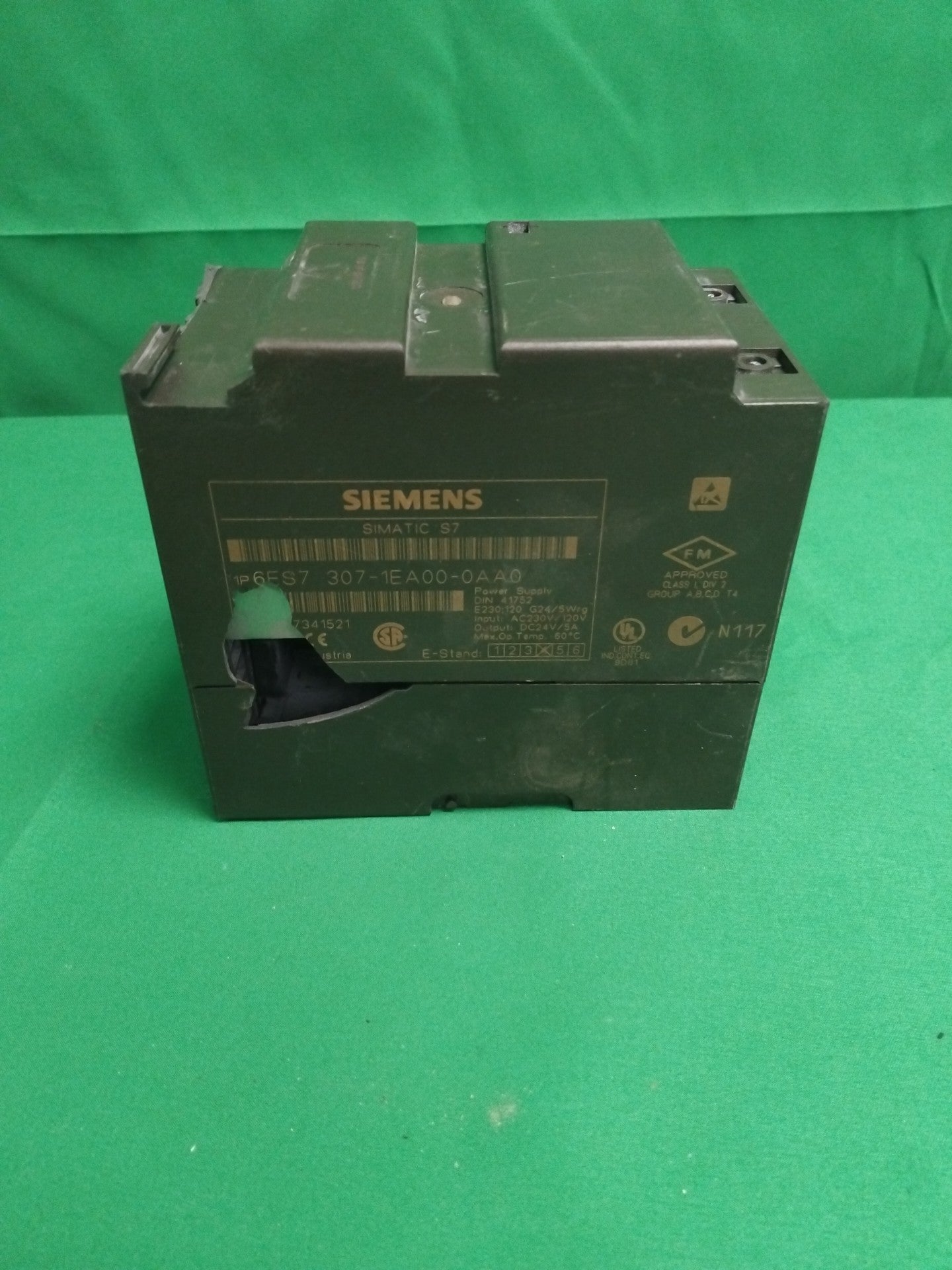 SIEMENS 6ES7 307-1EA00-0AA0 6ES73071EA000AA0 Defective