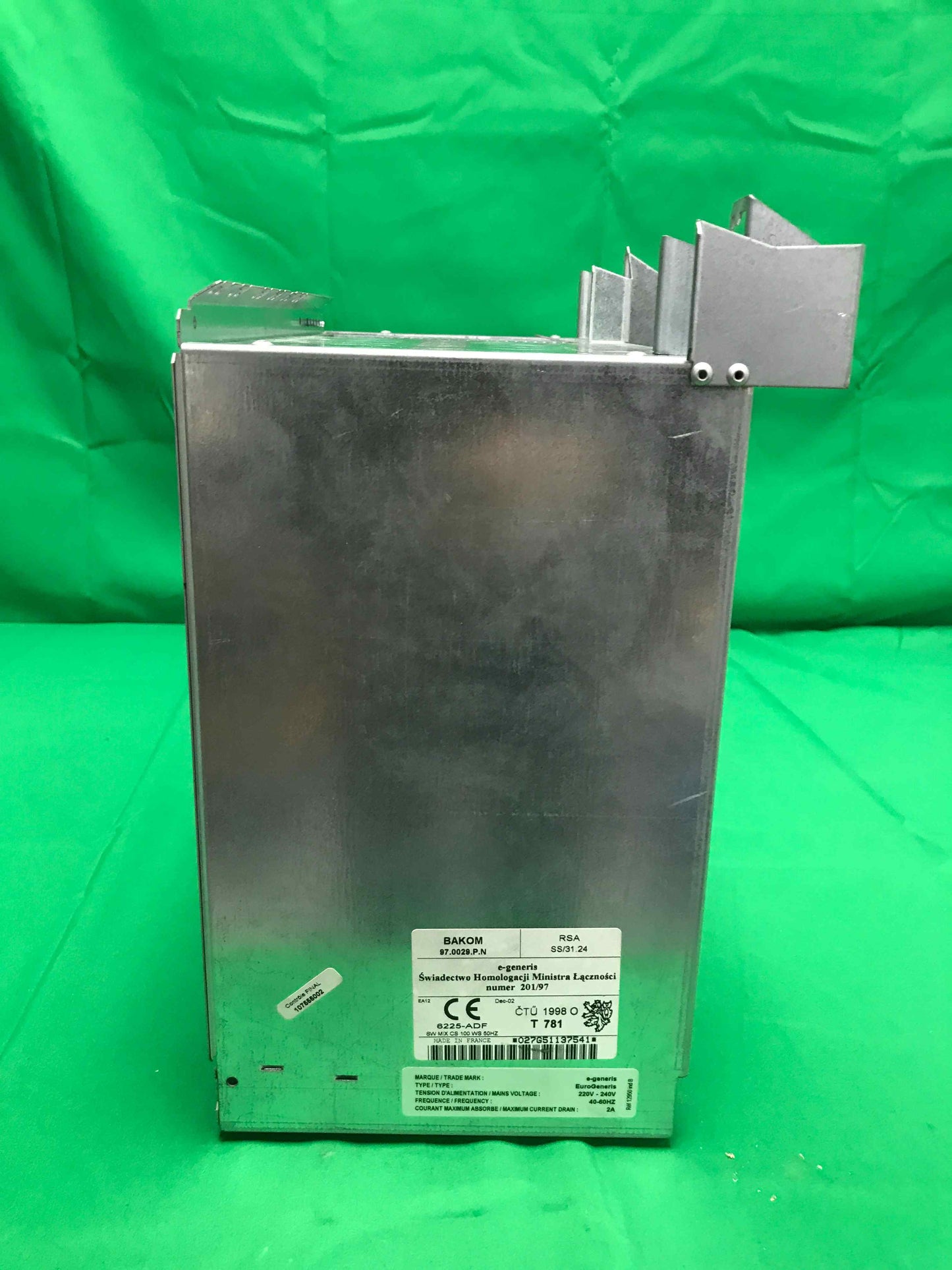 E-GENERIS EUROGENERIS ALIMENTATION 100 W EUROGENERISALIMENTATION100W