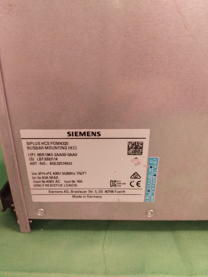Siemens 6BK1943-2AA00-0AA0 6BK19432AA000AA0
