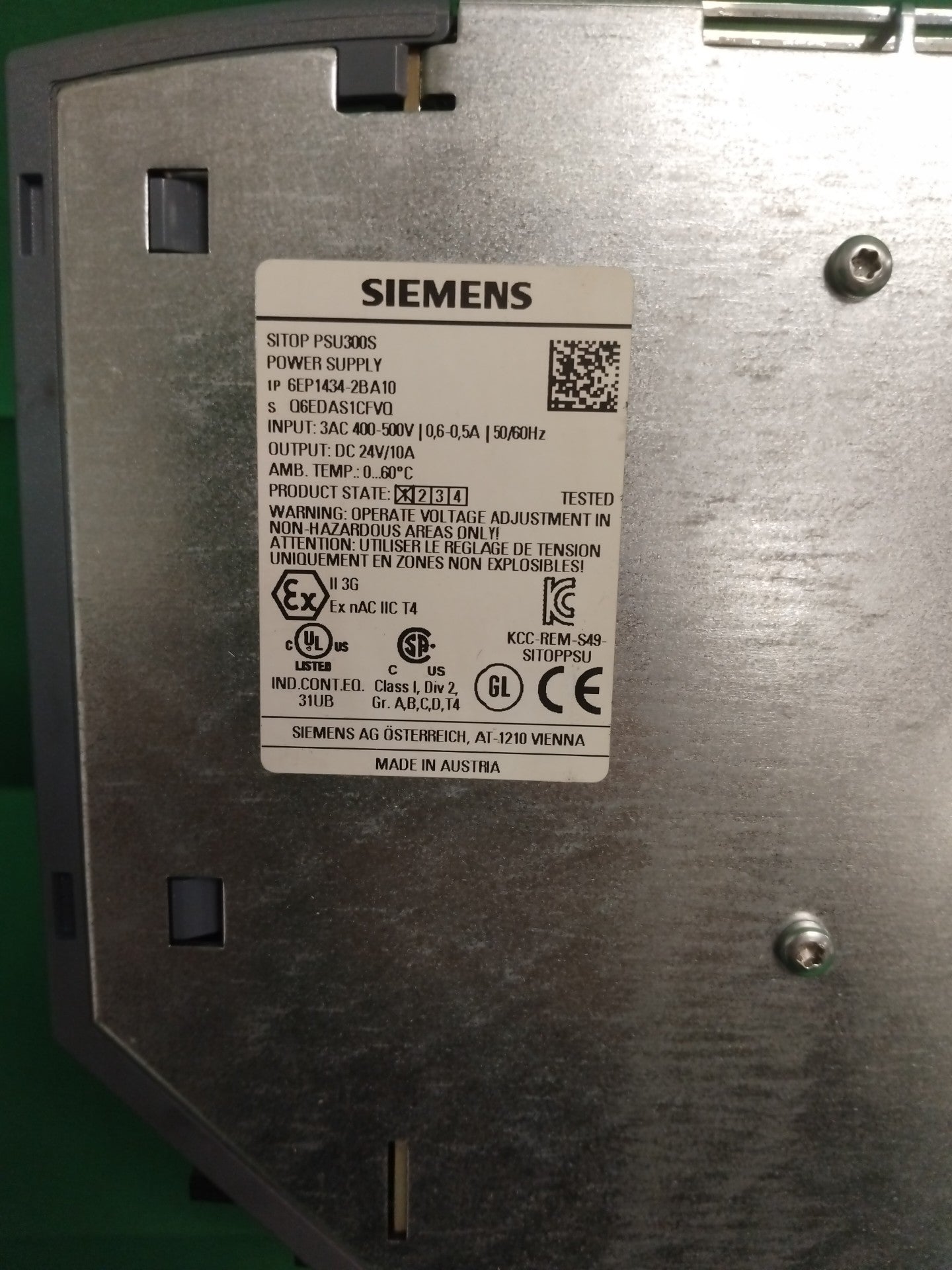 SIEMENS 6EP1434-2BA10 6EP14342BA10 SITOP PSU300S