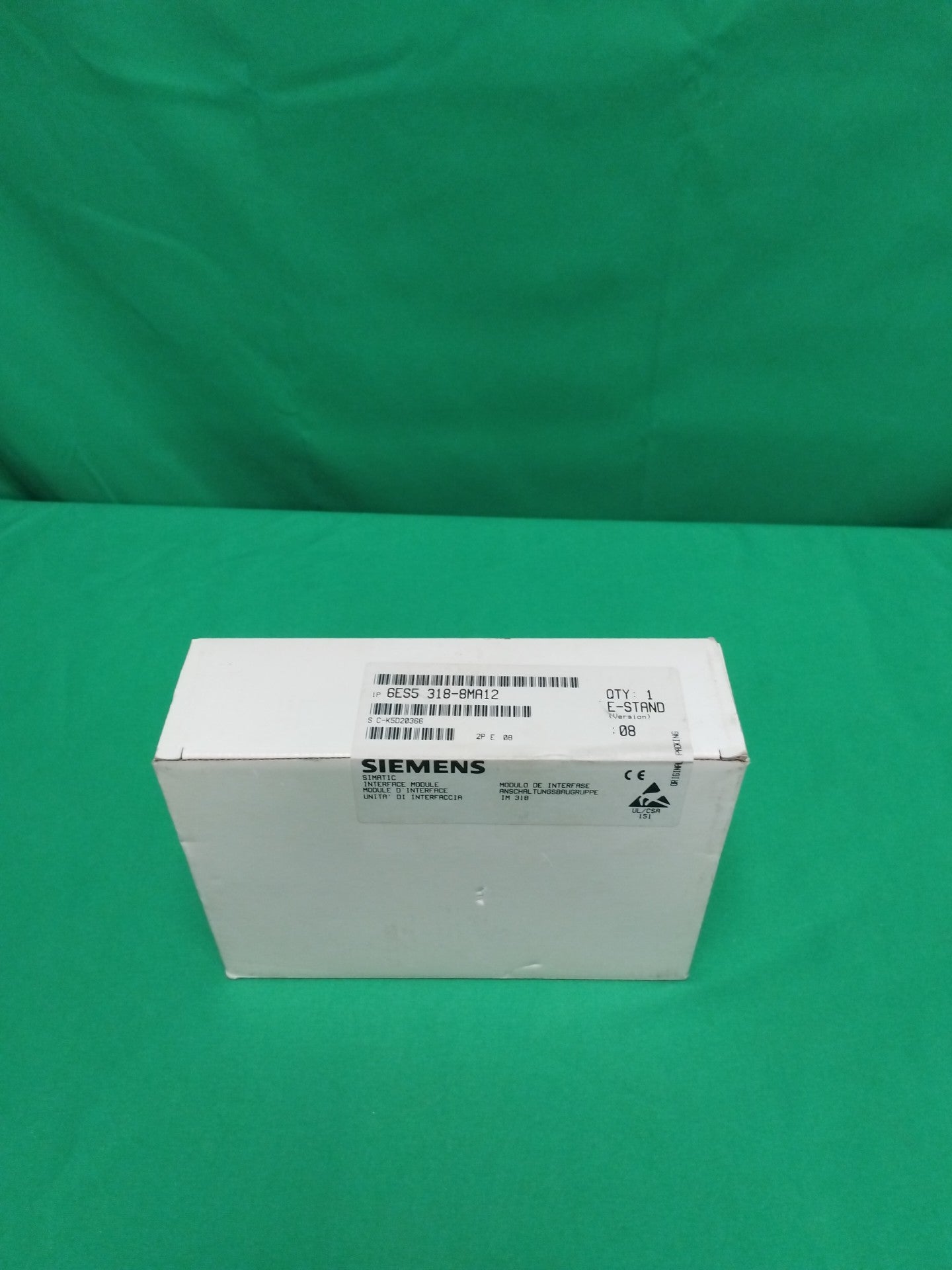 Siemens 6ES5 318-8MA12 6ES53188MA12 SEALED