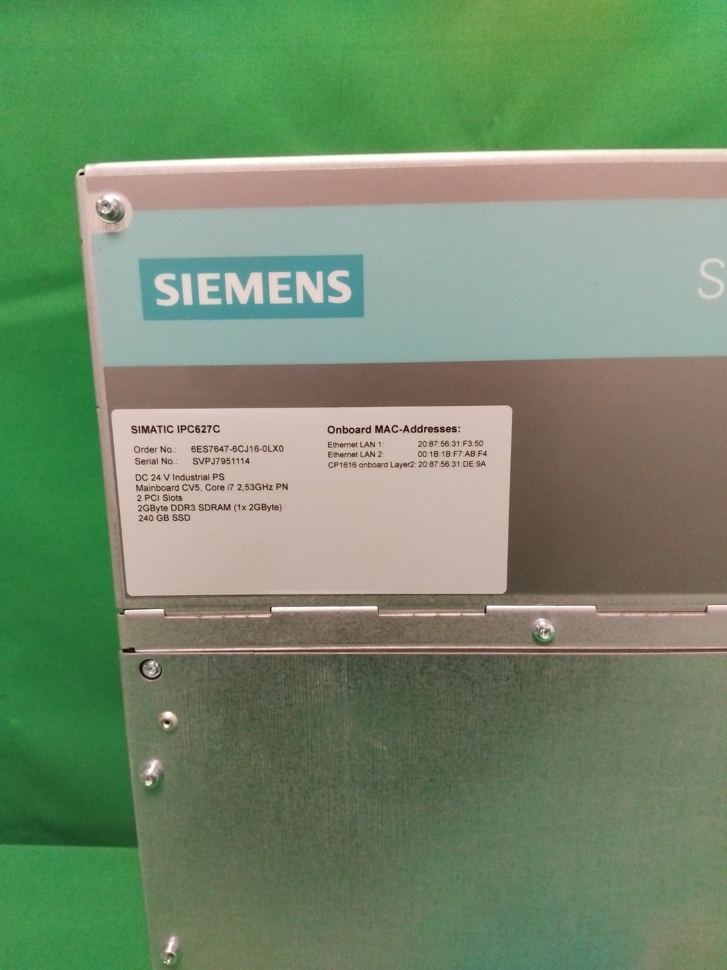 Siemens 6ES7647-6CJ16-0LX0 6ES76476CJ160LX0