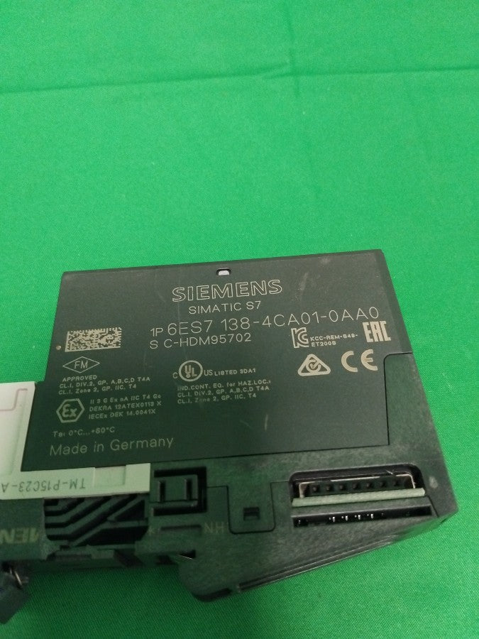 Siemens 6ES7 138-4CA01-0AA0 6ES71384CA010AA0 TM-P15C23-A1