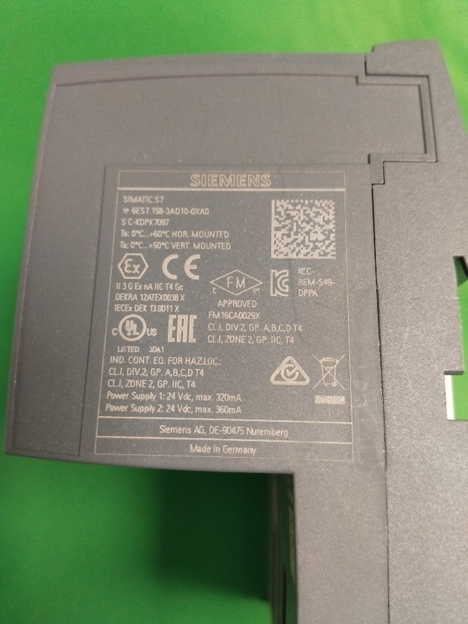 Siemens 6ES7 158-3AD10-0AX0 6ES71583AD100AX0