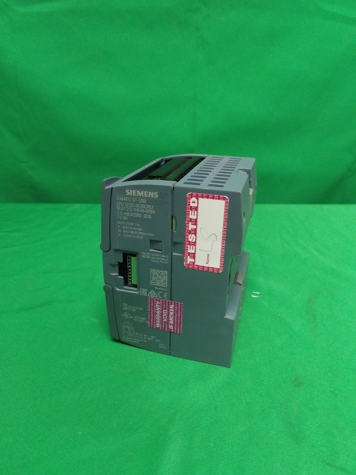 SIEMENS 6ES7 212-1HE40-0XB0 6ES72121HE400XB0 SIMATIC S7-1200