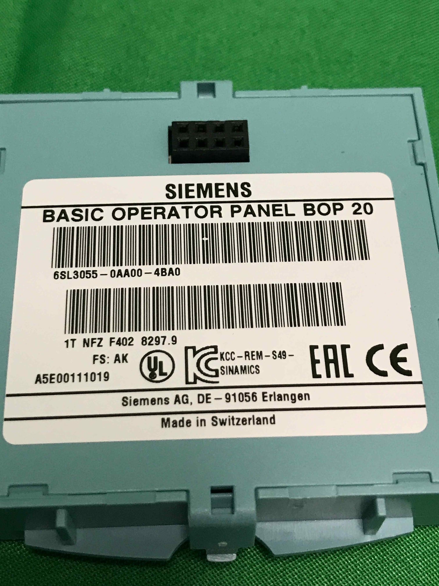 Siemens 6SL3055-0AA00-4BA0 6SL30550AA004BA0