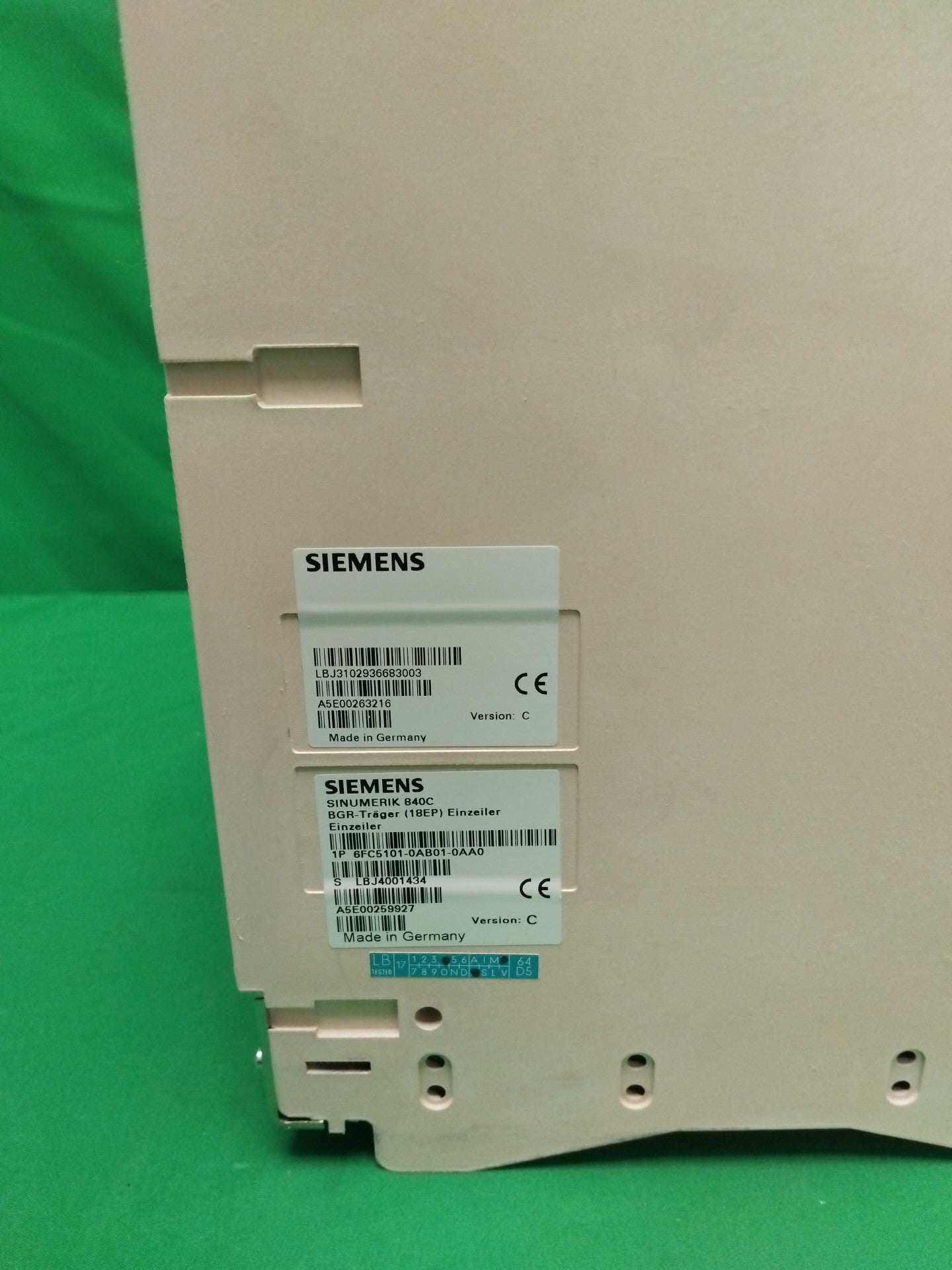 Siemens 6FC5101-0AB01-0AA0 6FC51010AB010AA0 6FX1154-2BA00