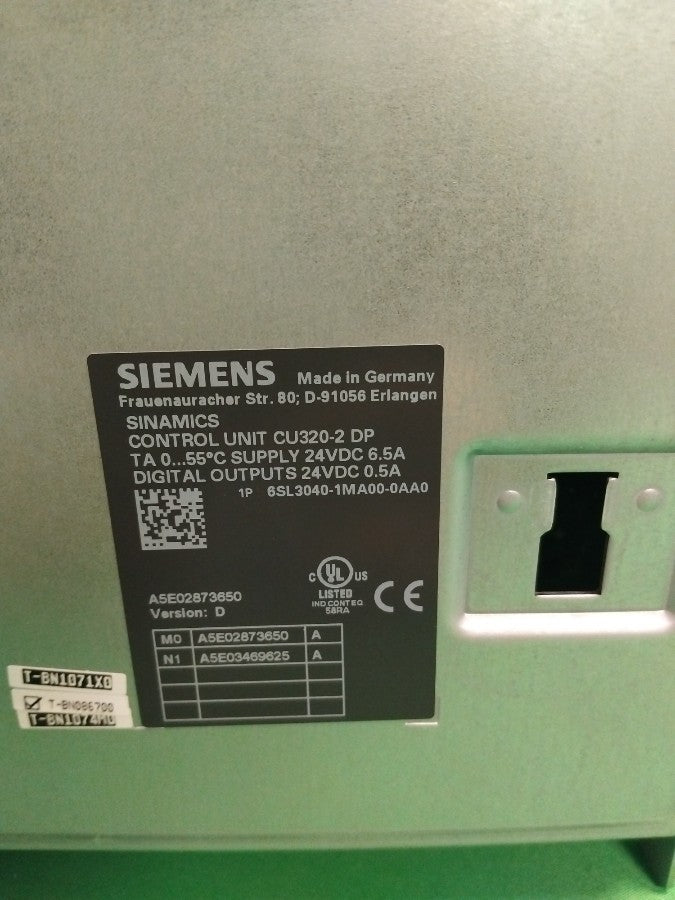 Siemens 6SL3040-1MA00-0AA0 6SL30401MA000AA0 OPEN BOX