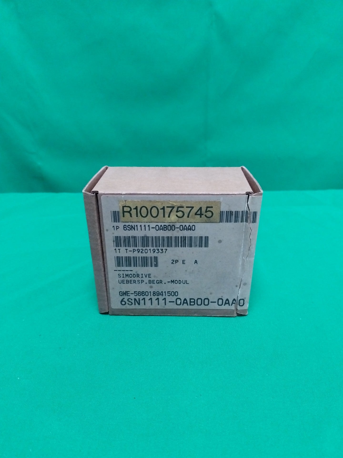 Siemens 6SN1111-0AB00-0AA0 6SN11110AB000AA0