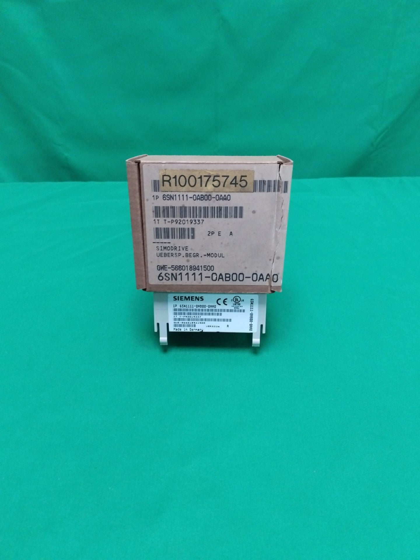 Siemens 6SN1111-0AB00-0AA0 6SN11110AB000AA0