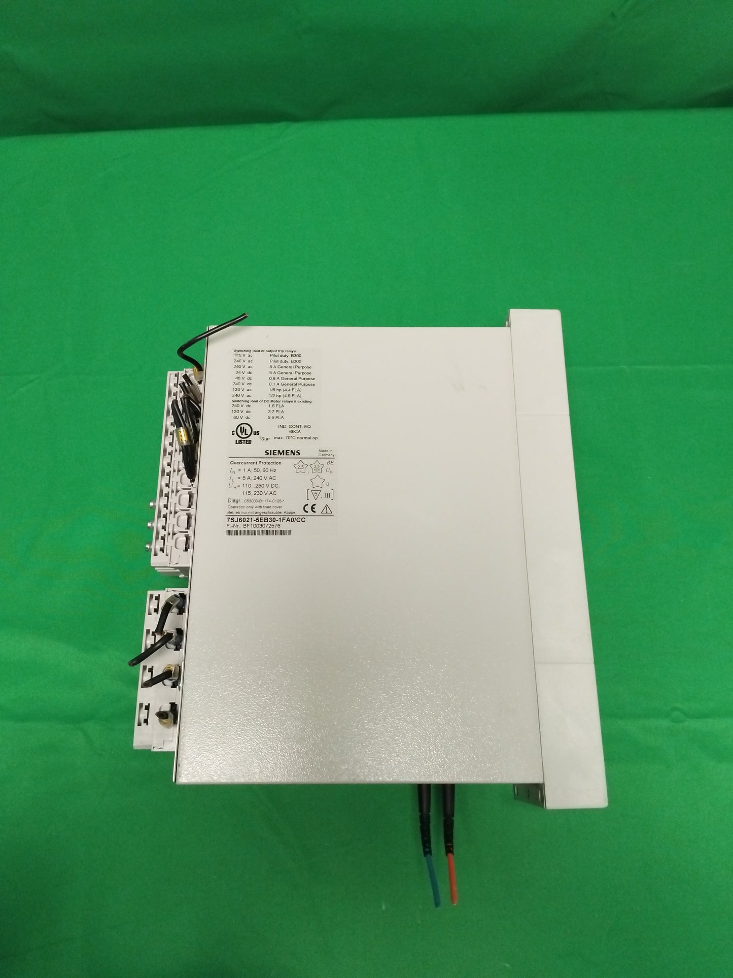 Siemens 7SJ6021-5EB30-1FA0/CC 7SJ60215EB301FA0CC