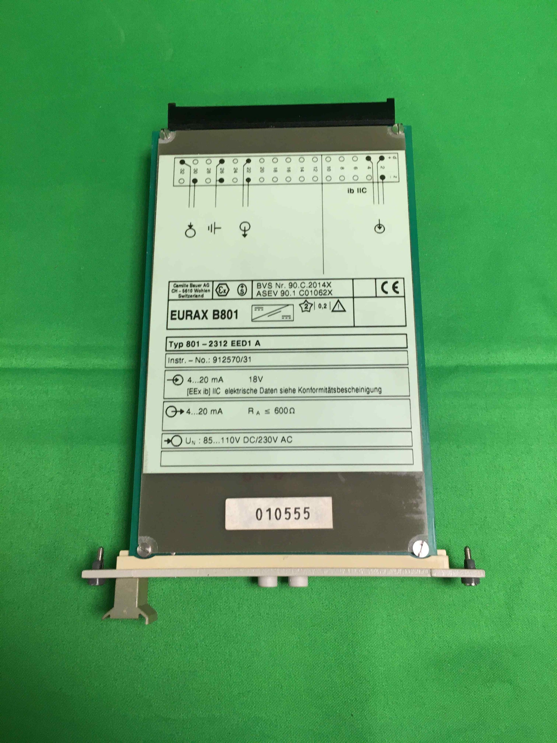 EURAX 801-2312 EED1 A 8012312EED1A B 801 NO: 912570/31