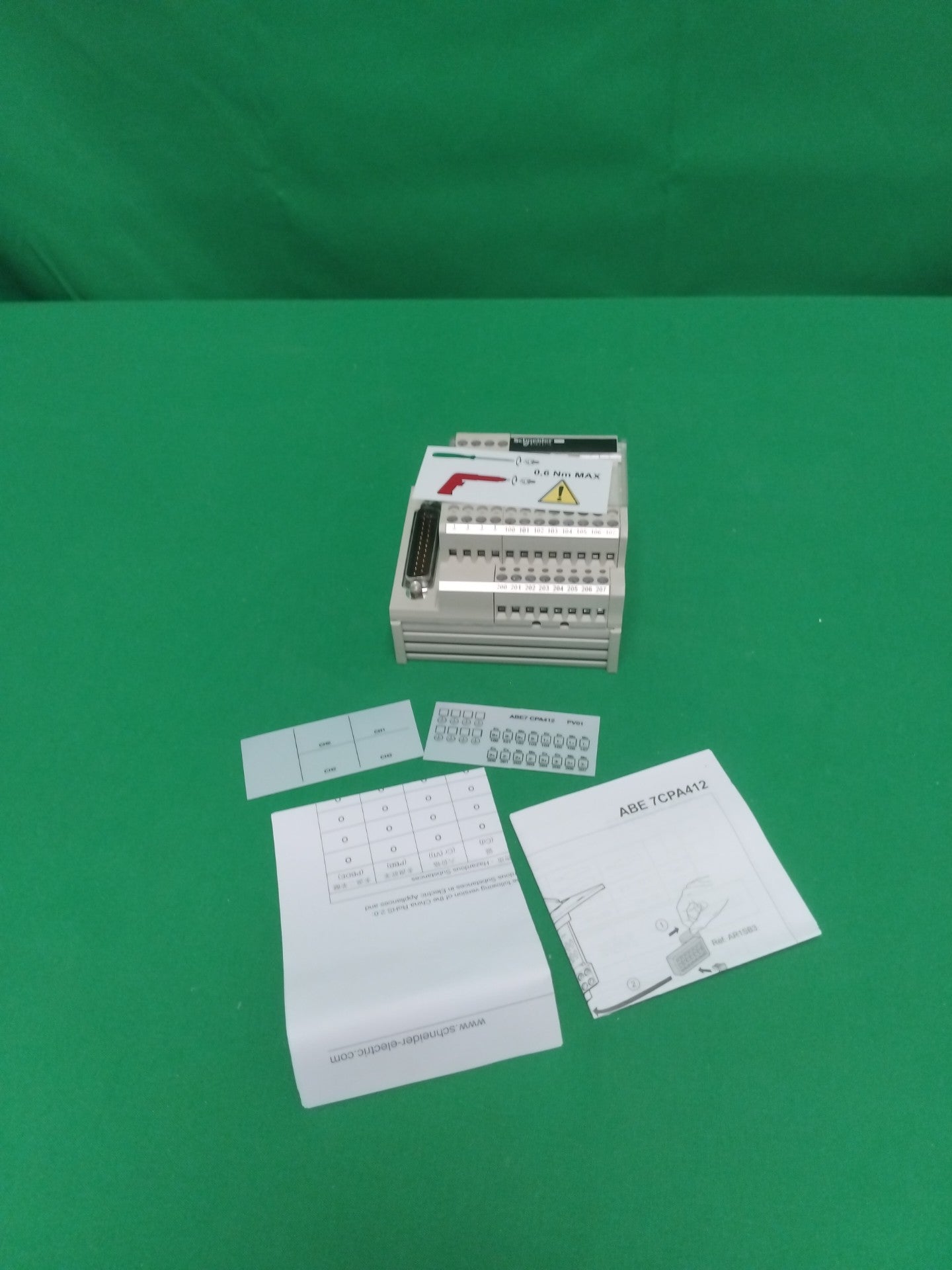 Schneider-Electric ABE7CPA412 ABE7CPA412 WITHOUT ORIGINAL PACKAGING
