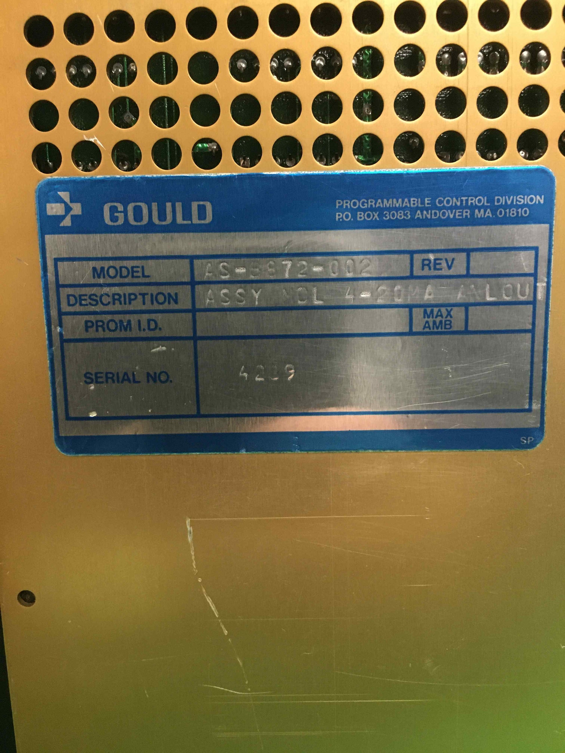 GOULD AS-B872-002 ASB872002