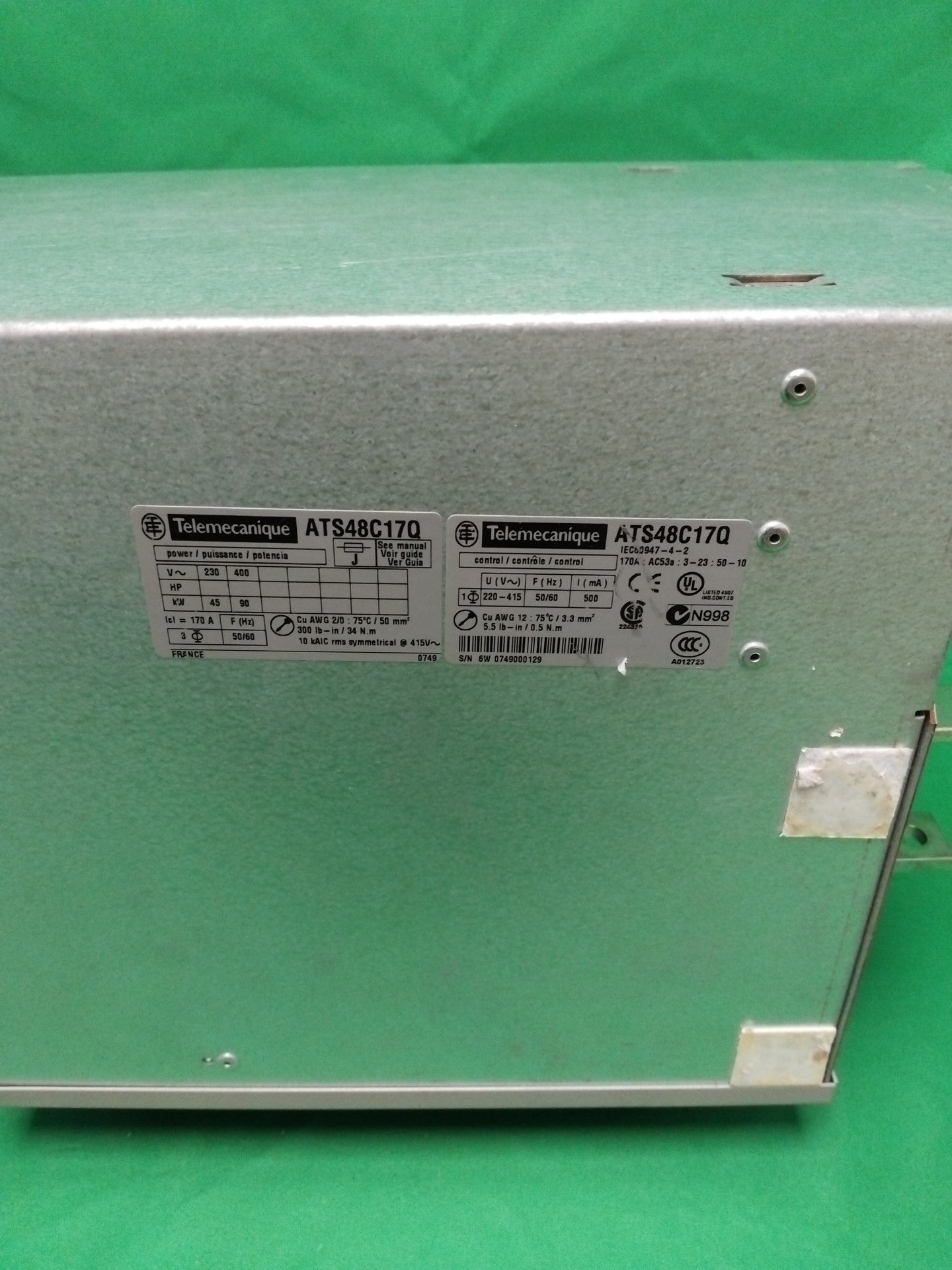 Schneider-Electric ATS48C17Q ATS48C17Q Defective