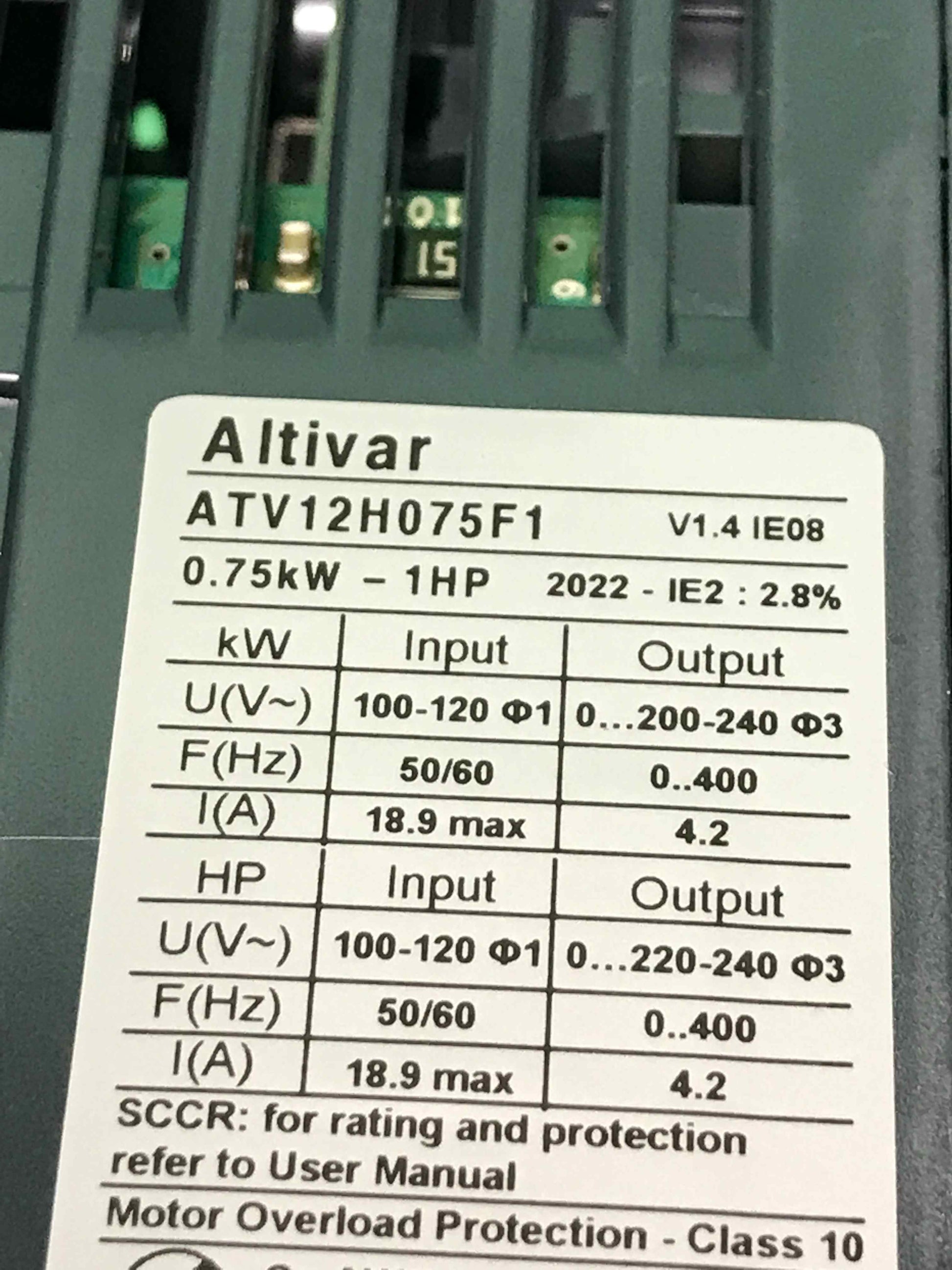 Schneider Electric-ATV12H075F1/ATV12H075F1