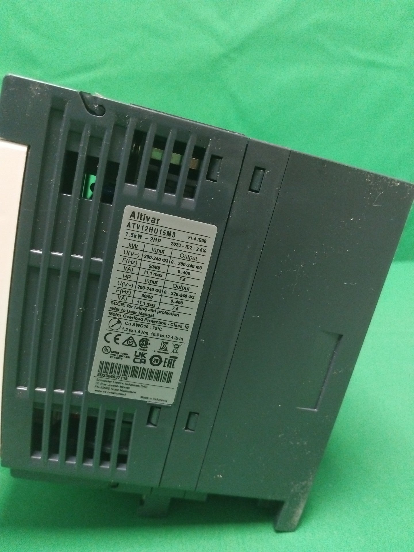 Schneider-Electric ATV12HU15M3 ATV12HU15M3