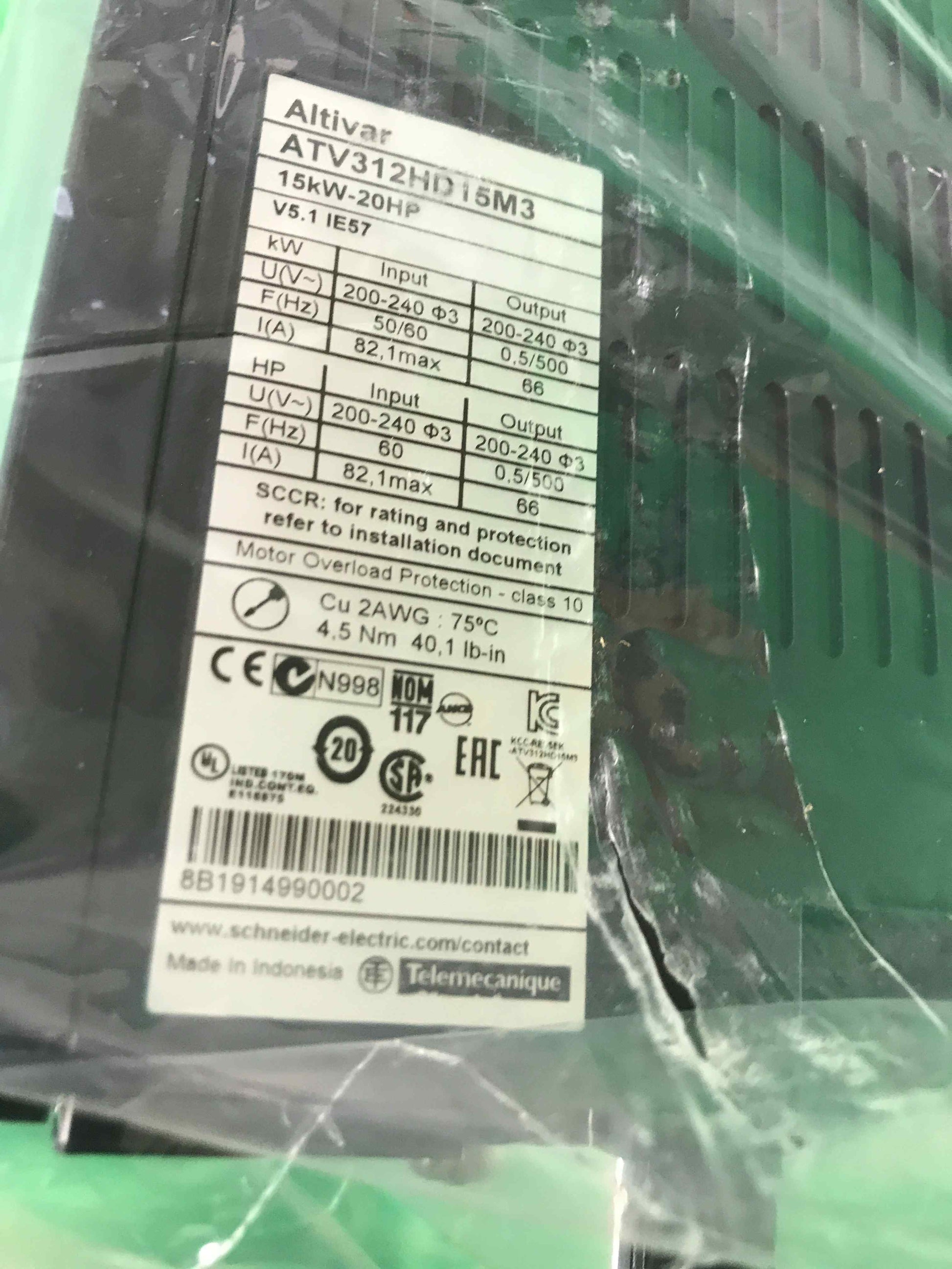 Schneider Electric-ATV312HD15M3/ATV312HD15M3