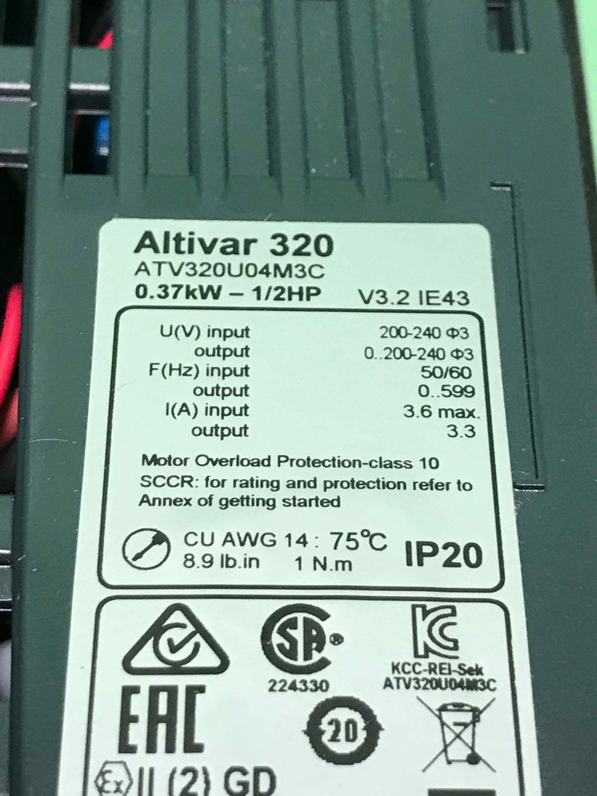 Schneider Electric-ATV320U04M3C/ATV320U04M3C